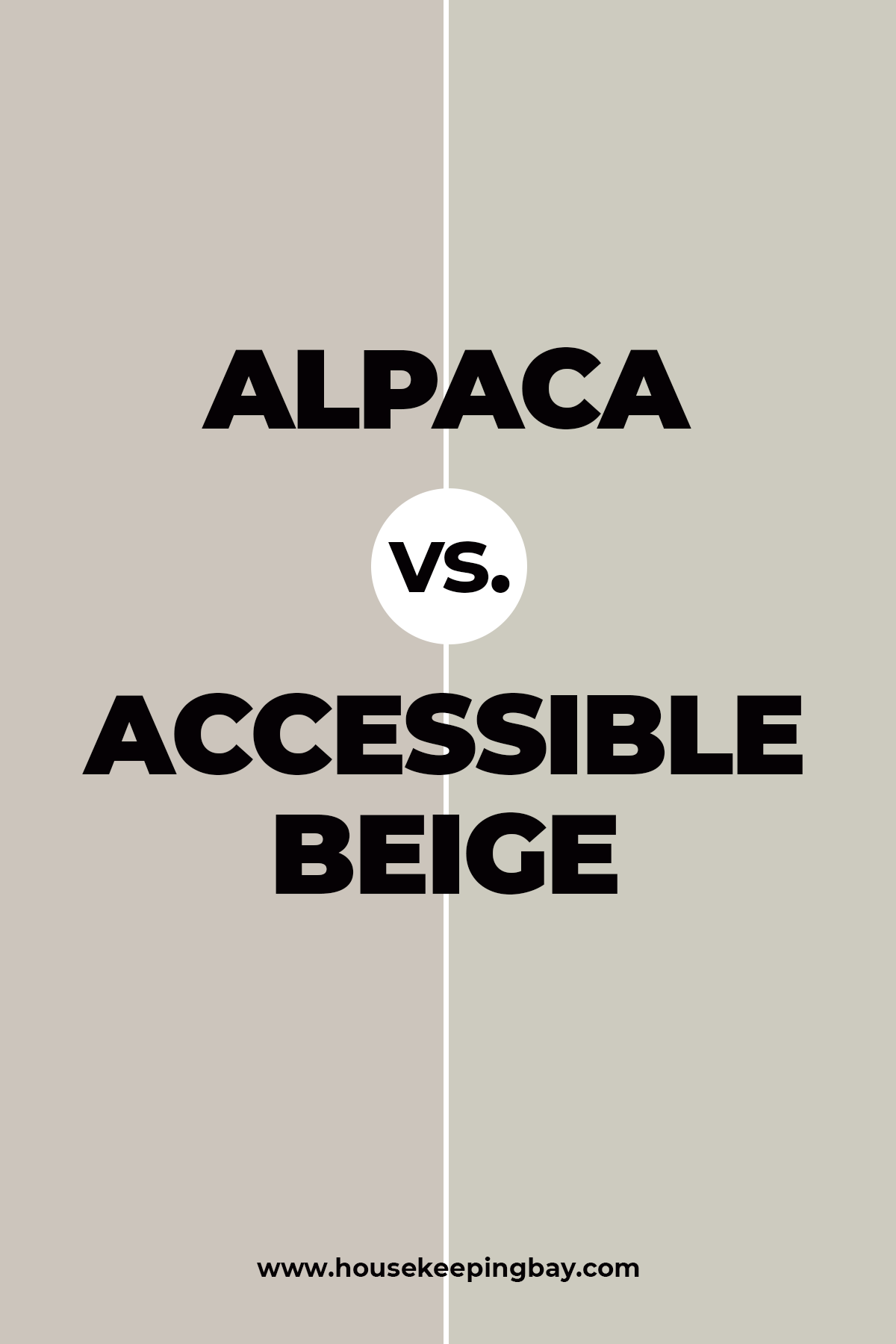 Alpaca vs. Accessible Beige