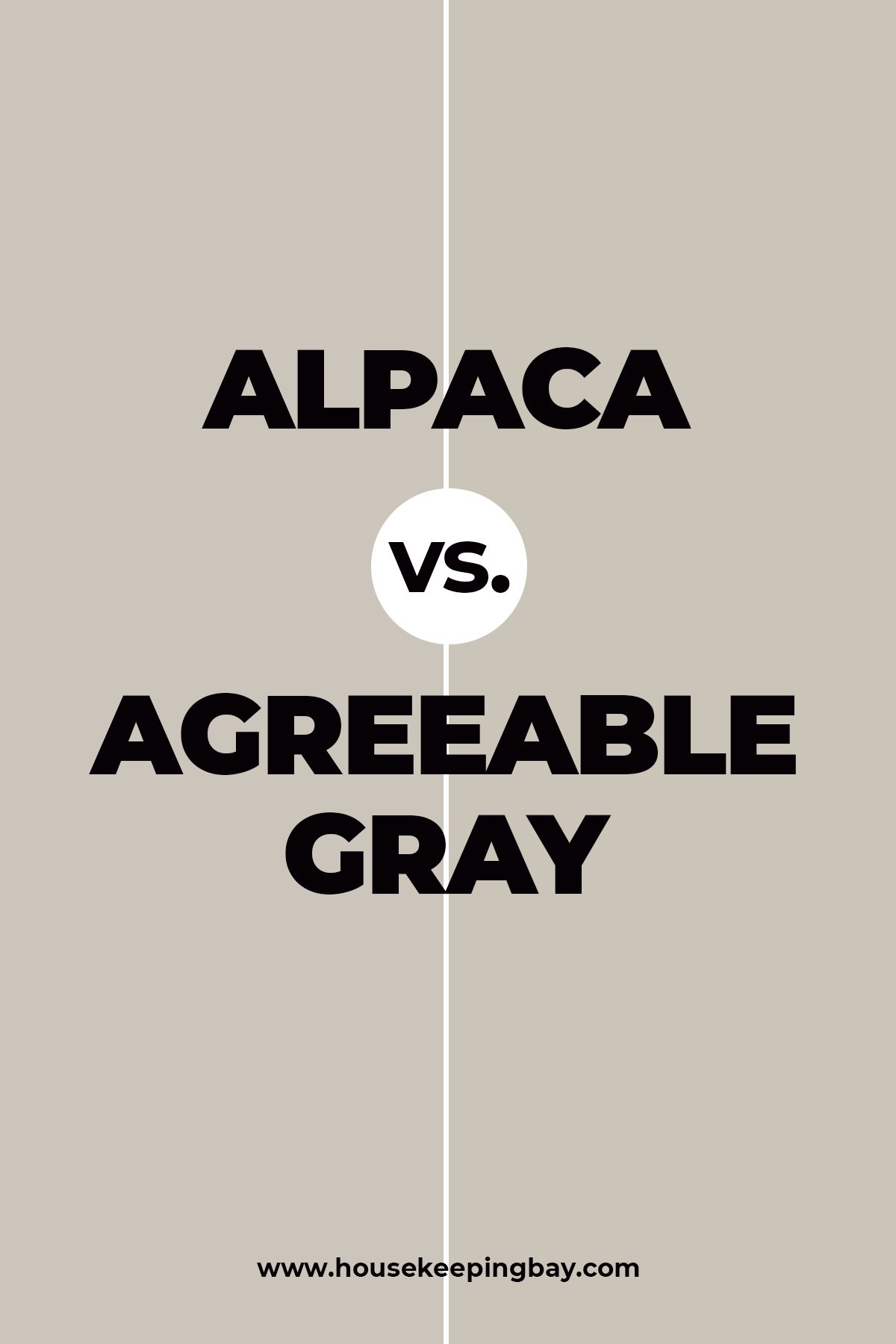 Alpaca vs. Agreeable Gray
