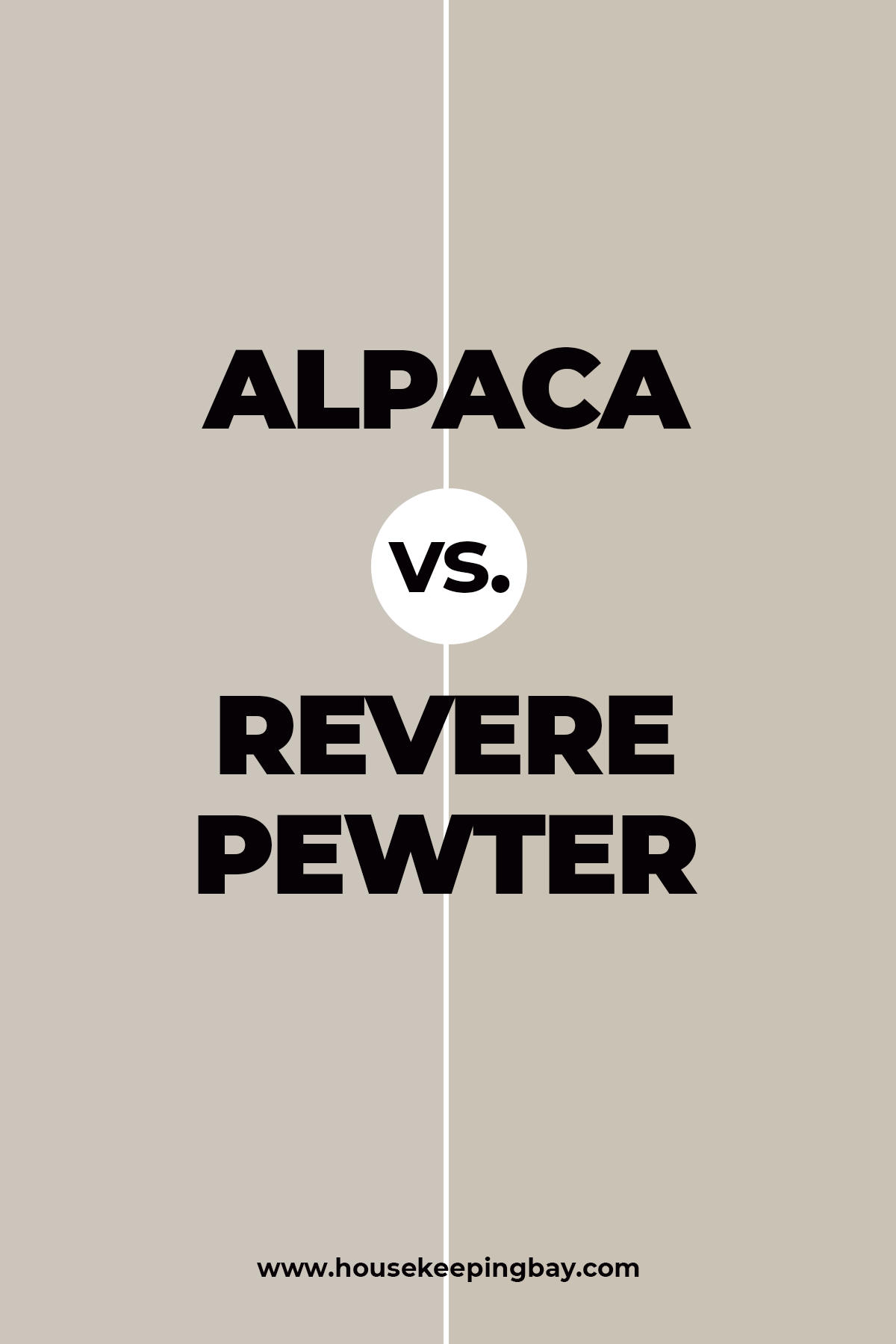Alpaca vs. Revere Pewter