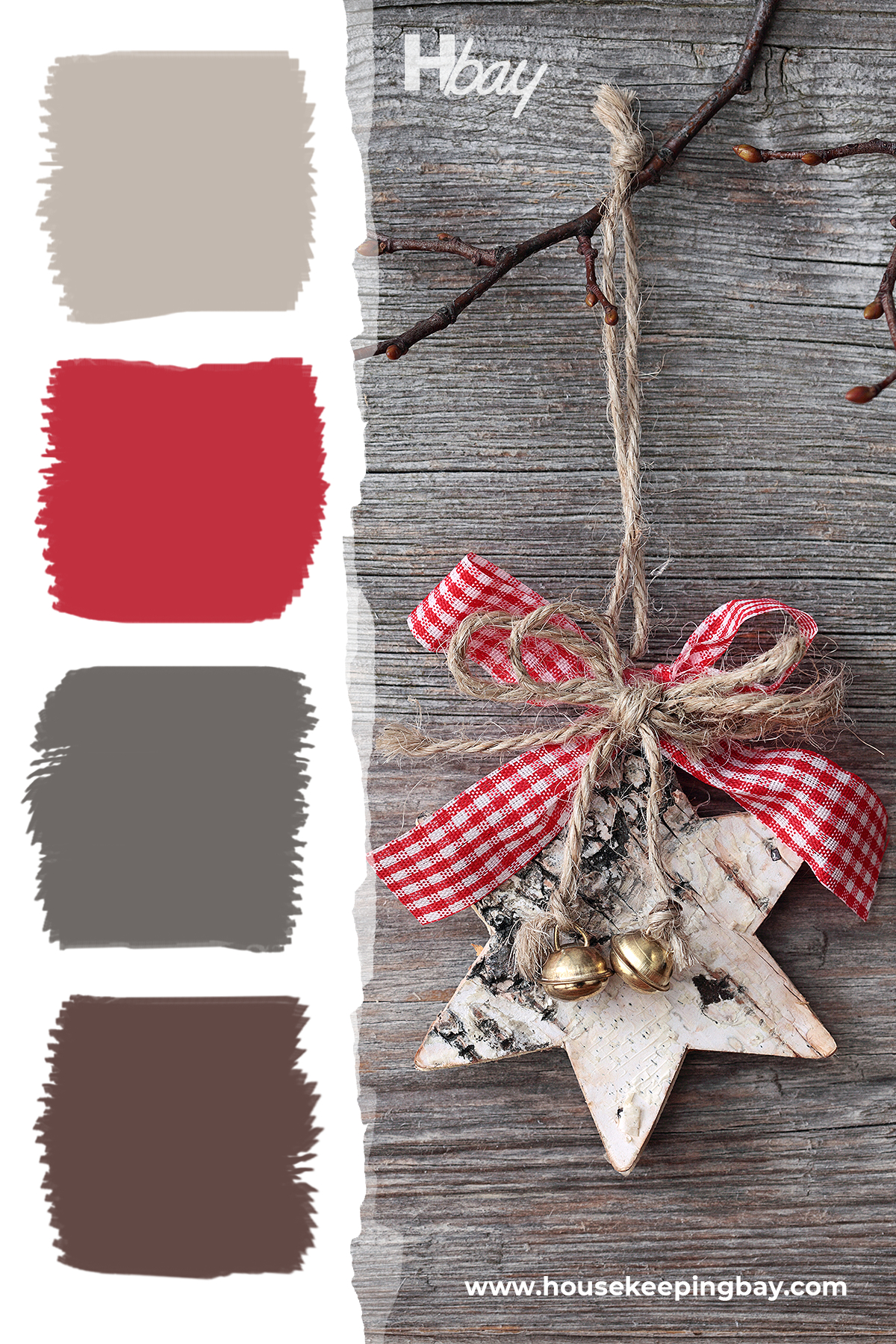 Red, Gray, And Brown