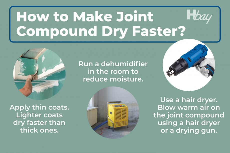 how-to-get-joint-compound-to-dry-faster