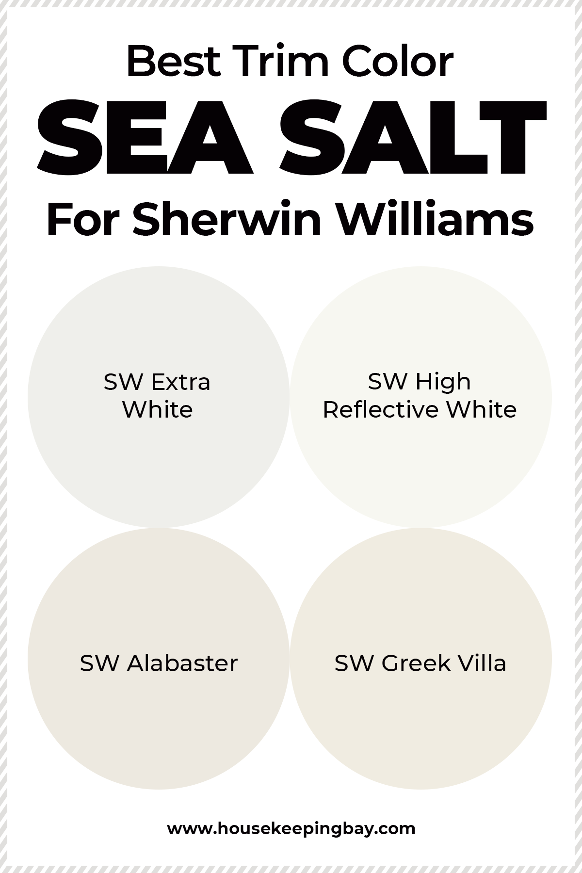 Best Trim Color For Sherwin Williams Sea Salt