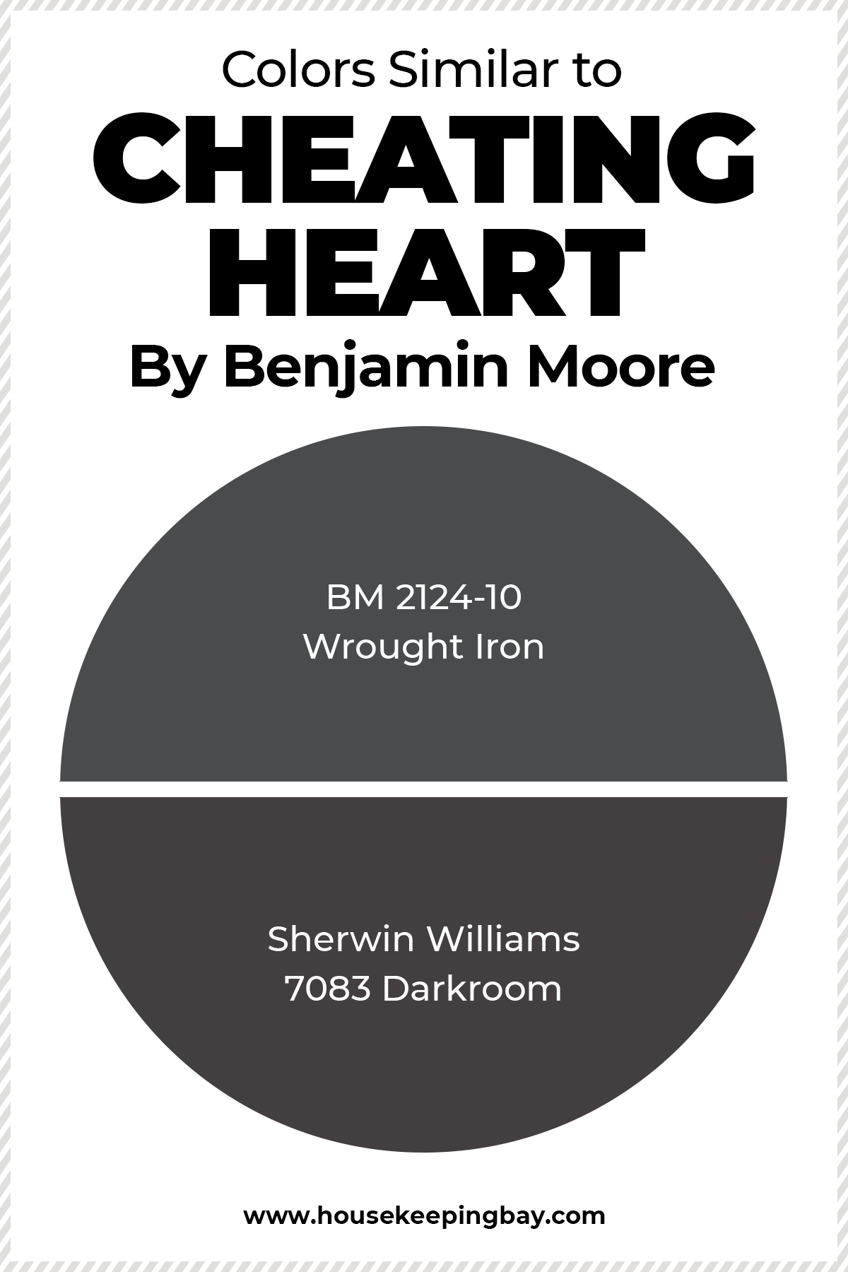 Colors Similar to Cheating Heart By Benjamin Moore