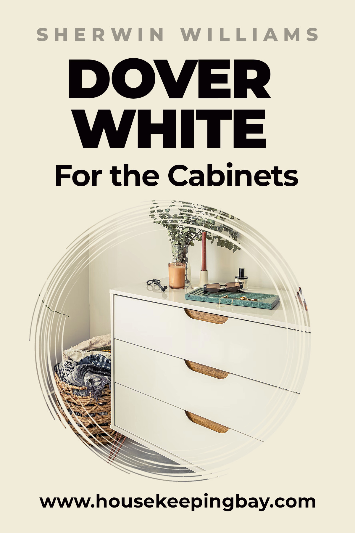 Dover White for the cabinets