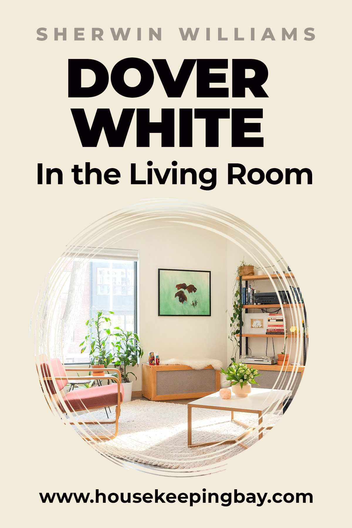 Dover White in the living room