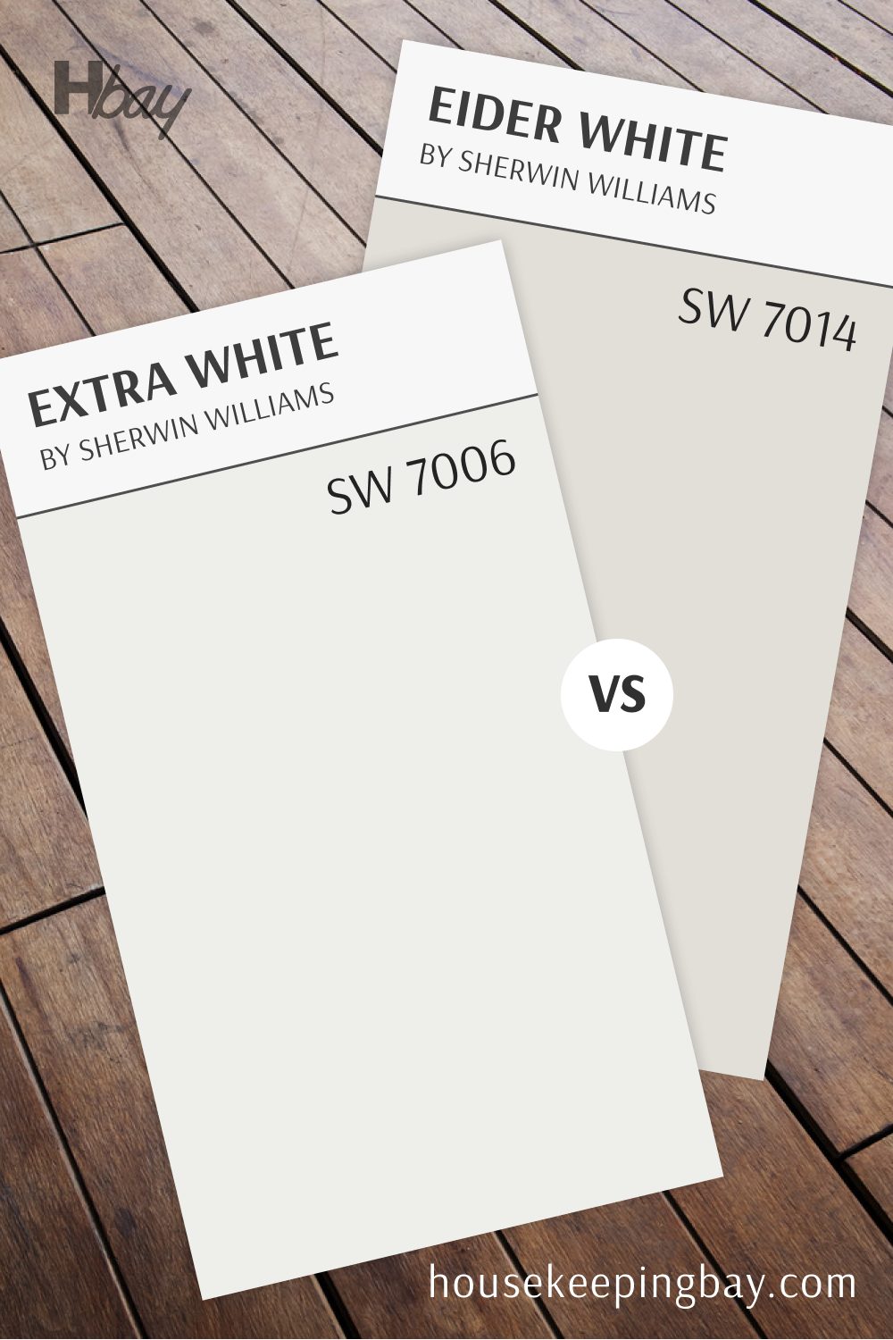 Eider White (SW 7014) vs Extra White (SW 7006)