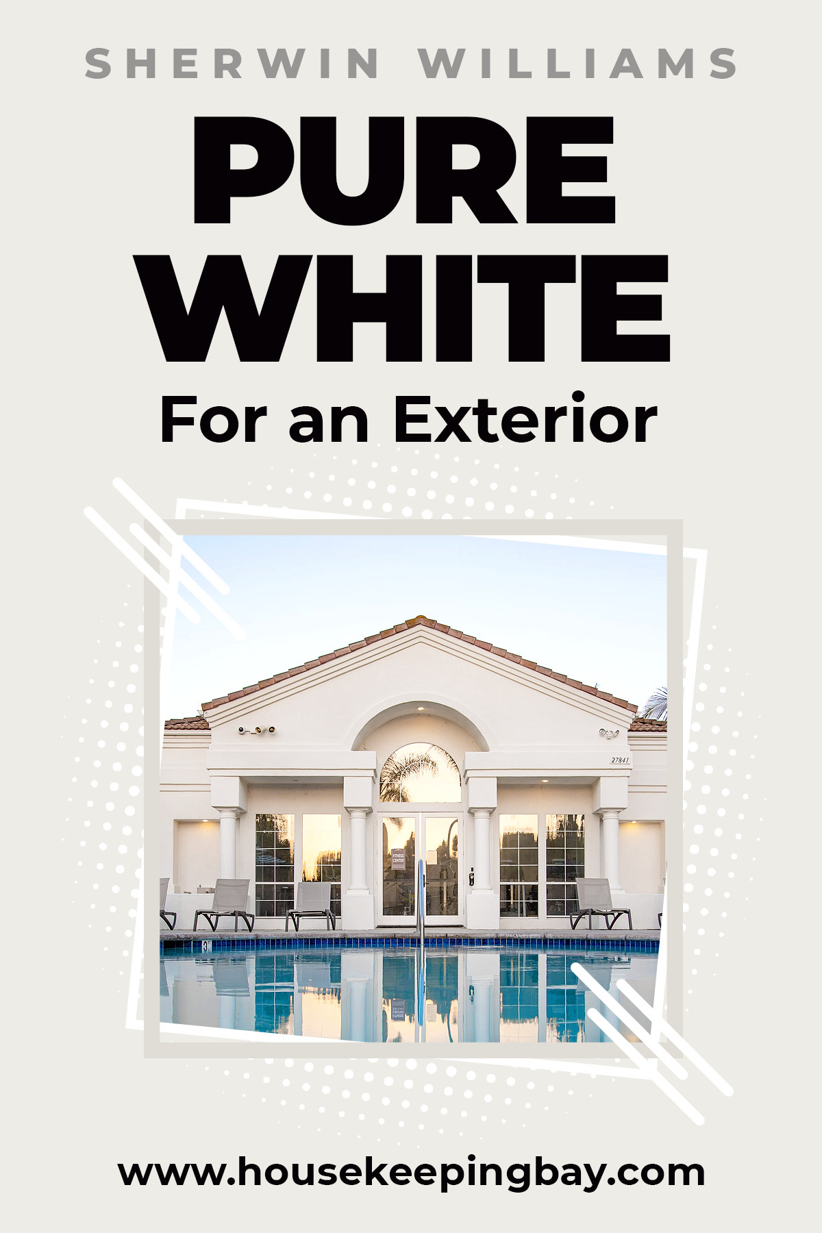 Pure White for an exterior
