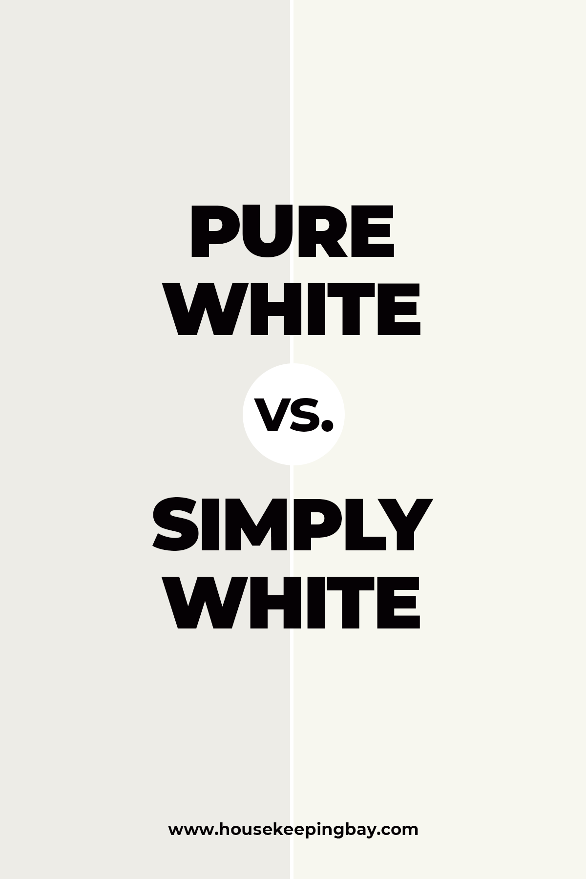 Pure White vs. Simply White