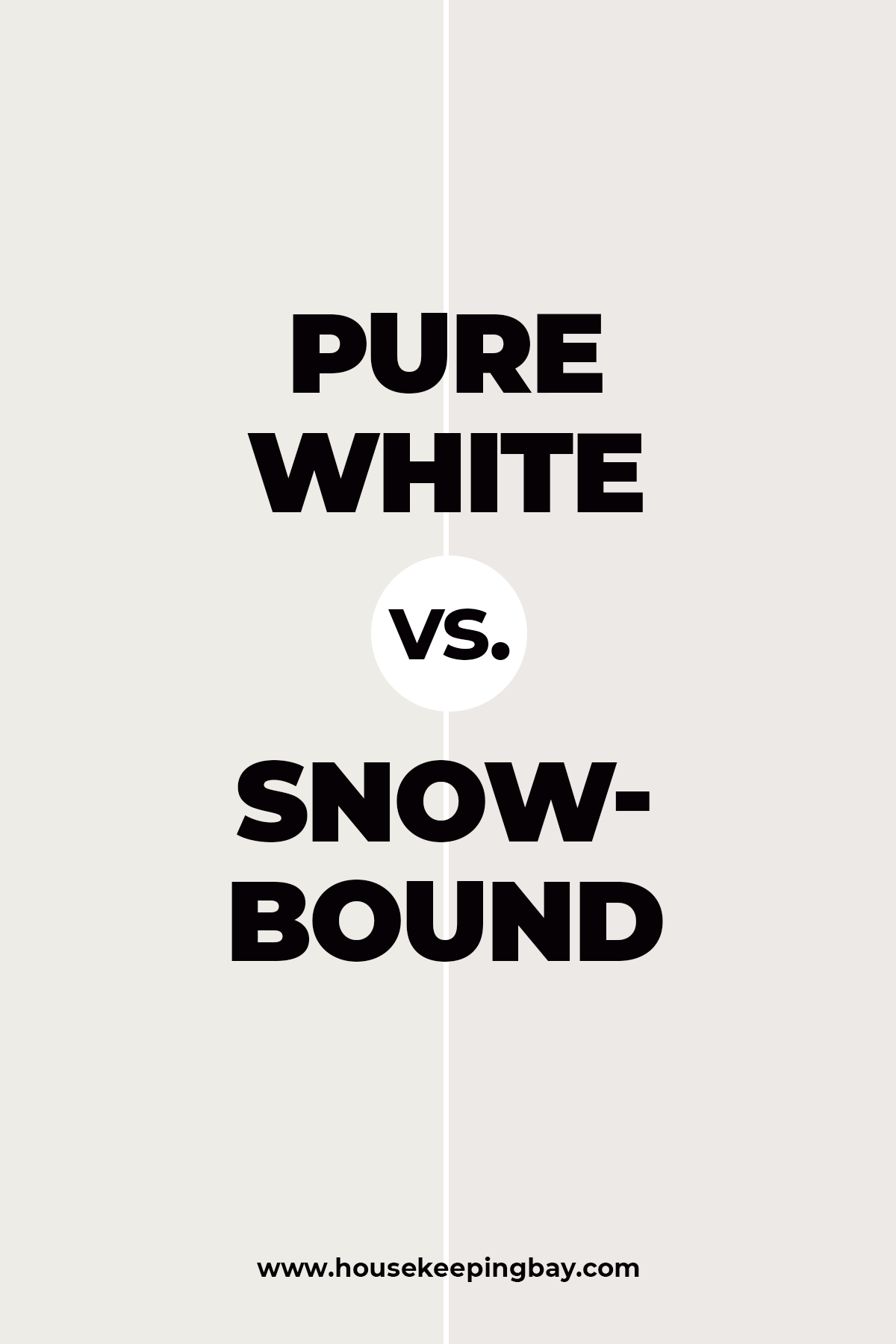 Pure White vs. Snowbound