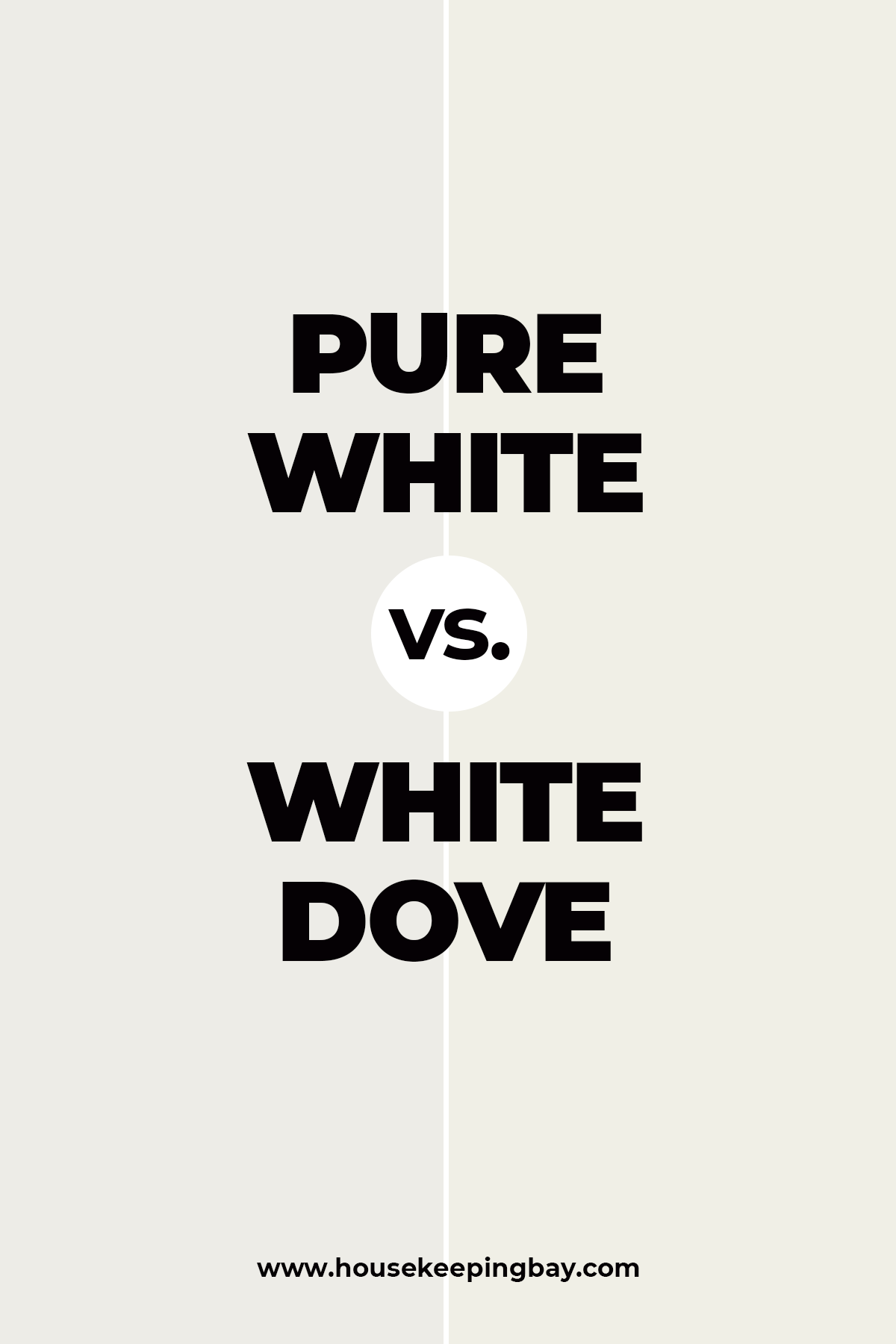 Pure White vs. White Dove