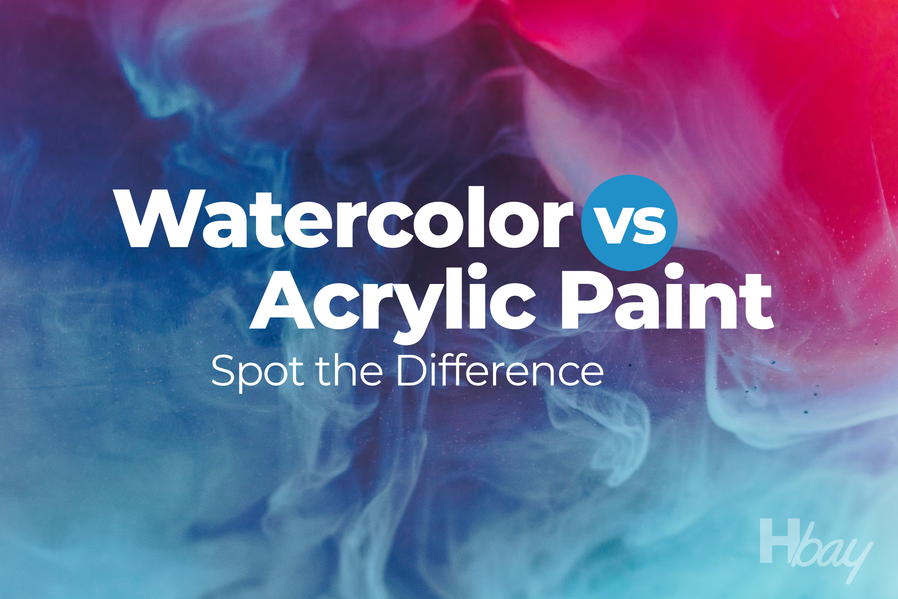 Watercolor vs Acrylic Paint