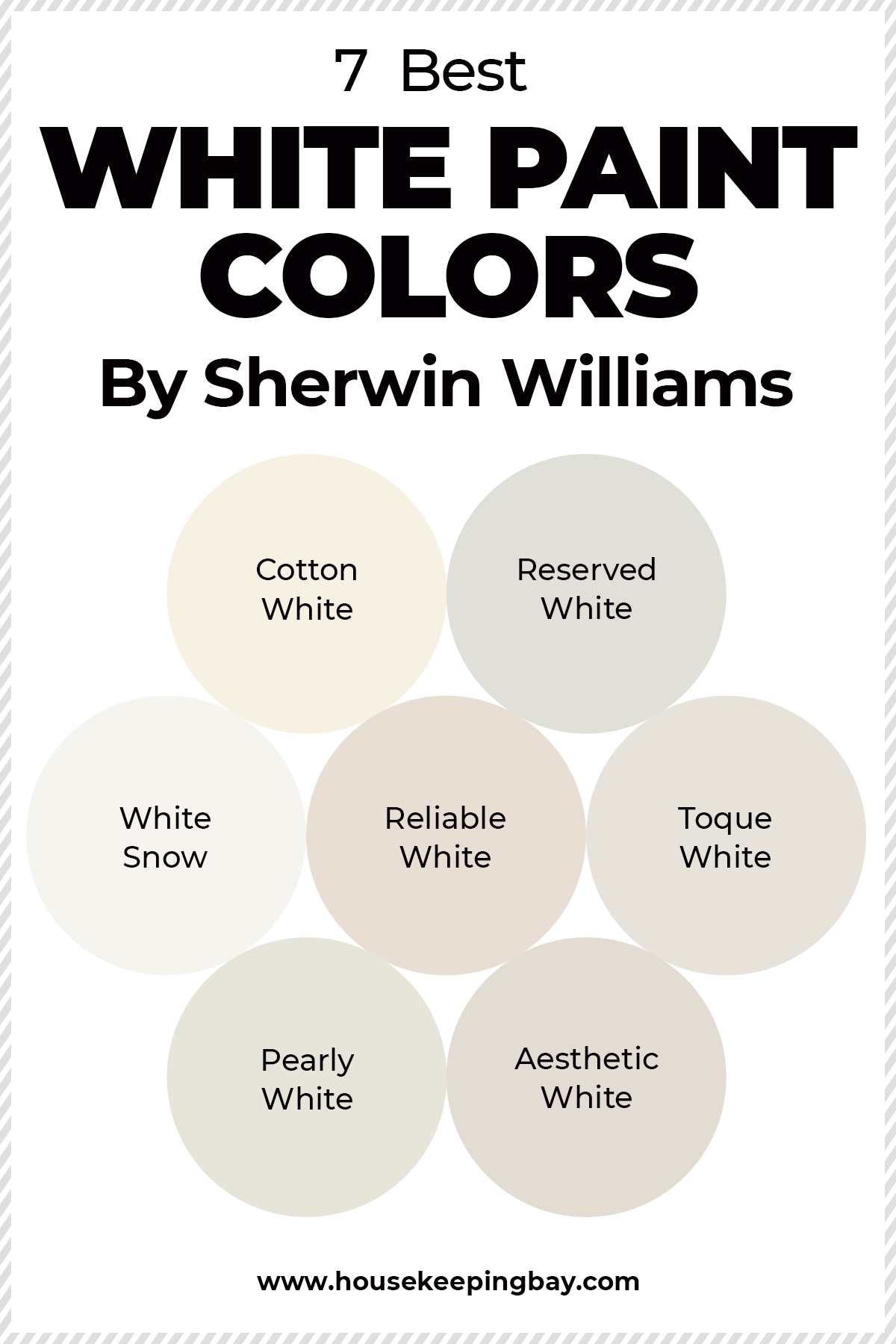 15 Best White Paint Colors By Sherwin Williams Housekeeping Bay 2022 