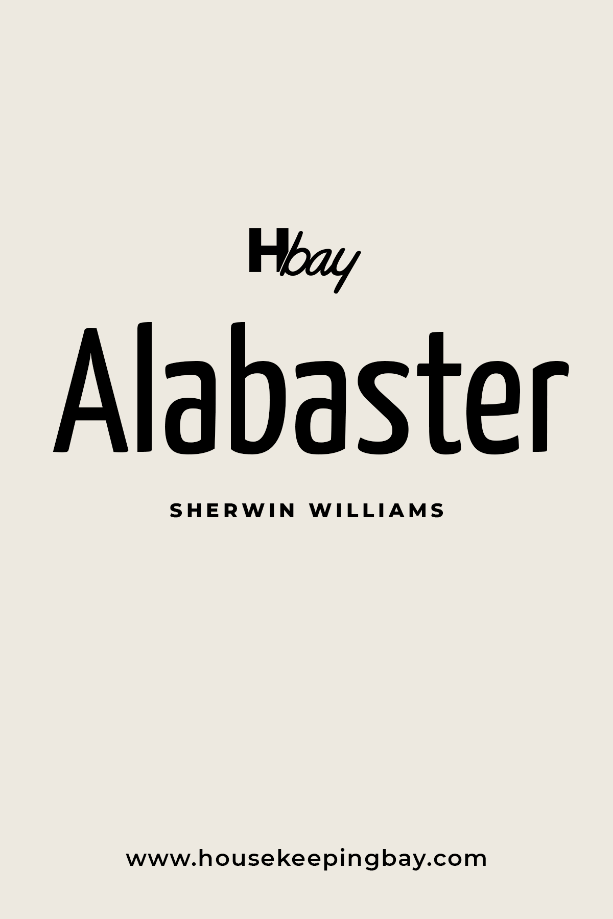 Alabaster by Sherwin Williams