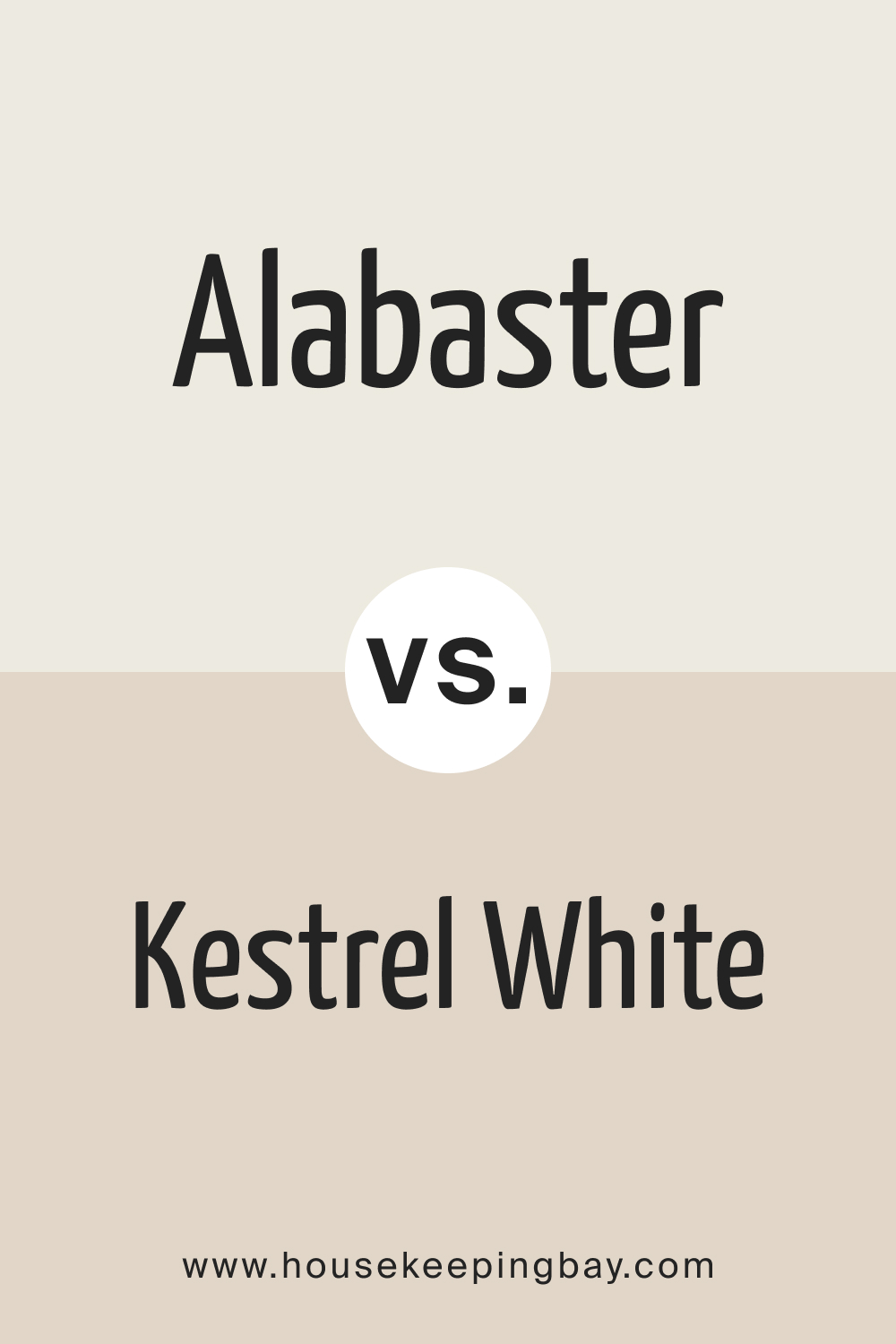 Alabaster vs. Kestrel White