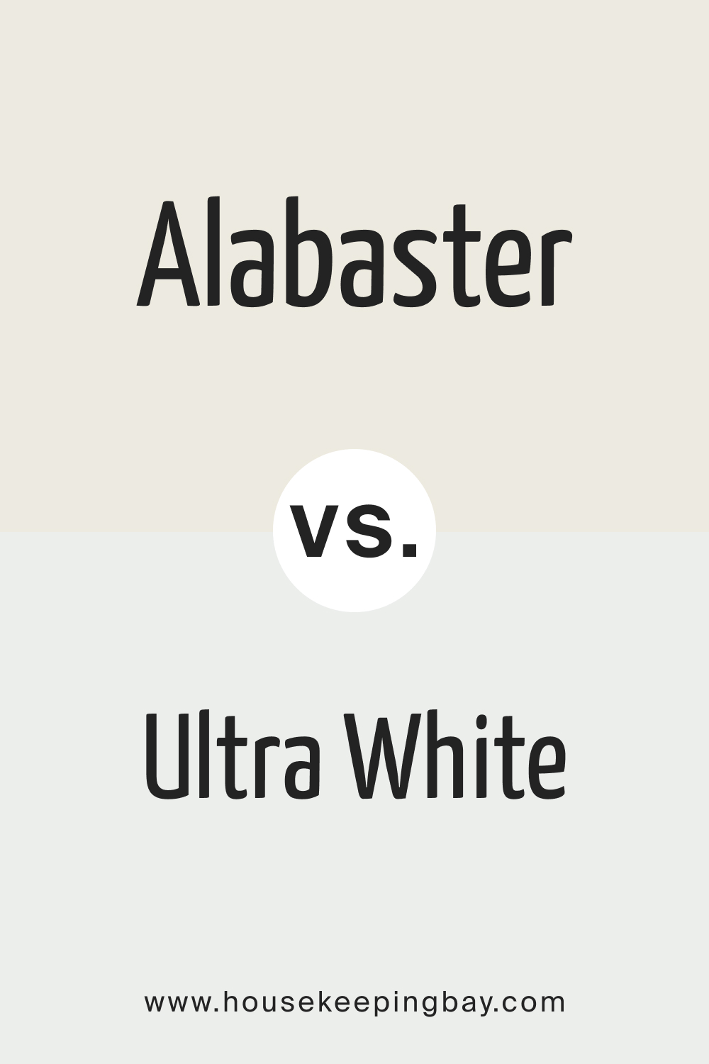 Alabaster vs. Ultra White