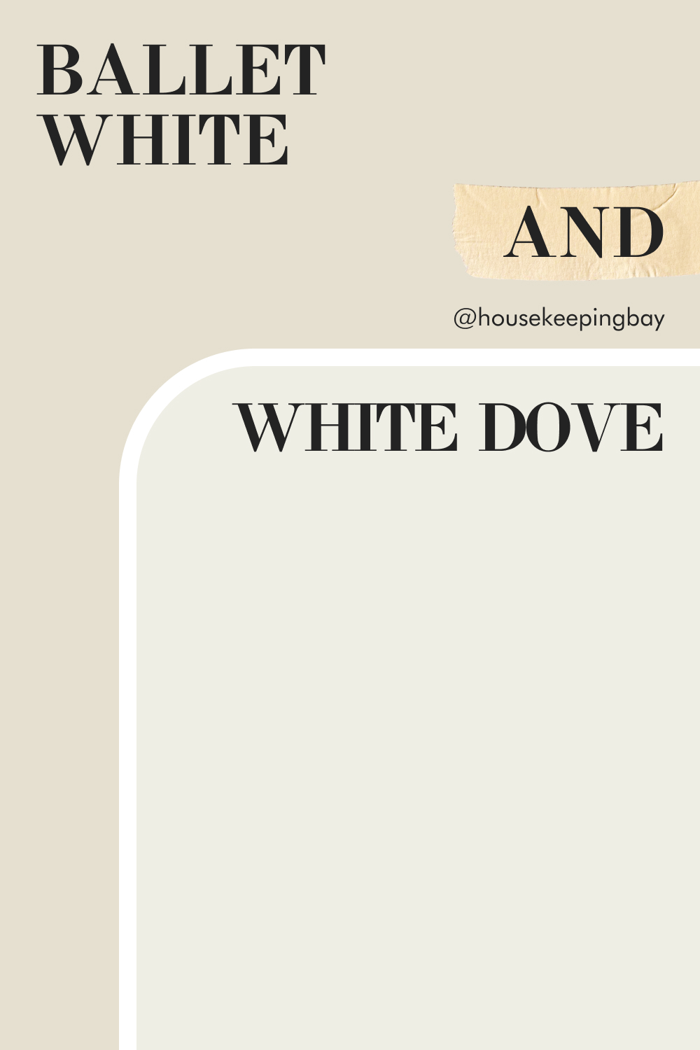 Ballet White OC-9 and White Dove OC-17