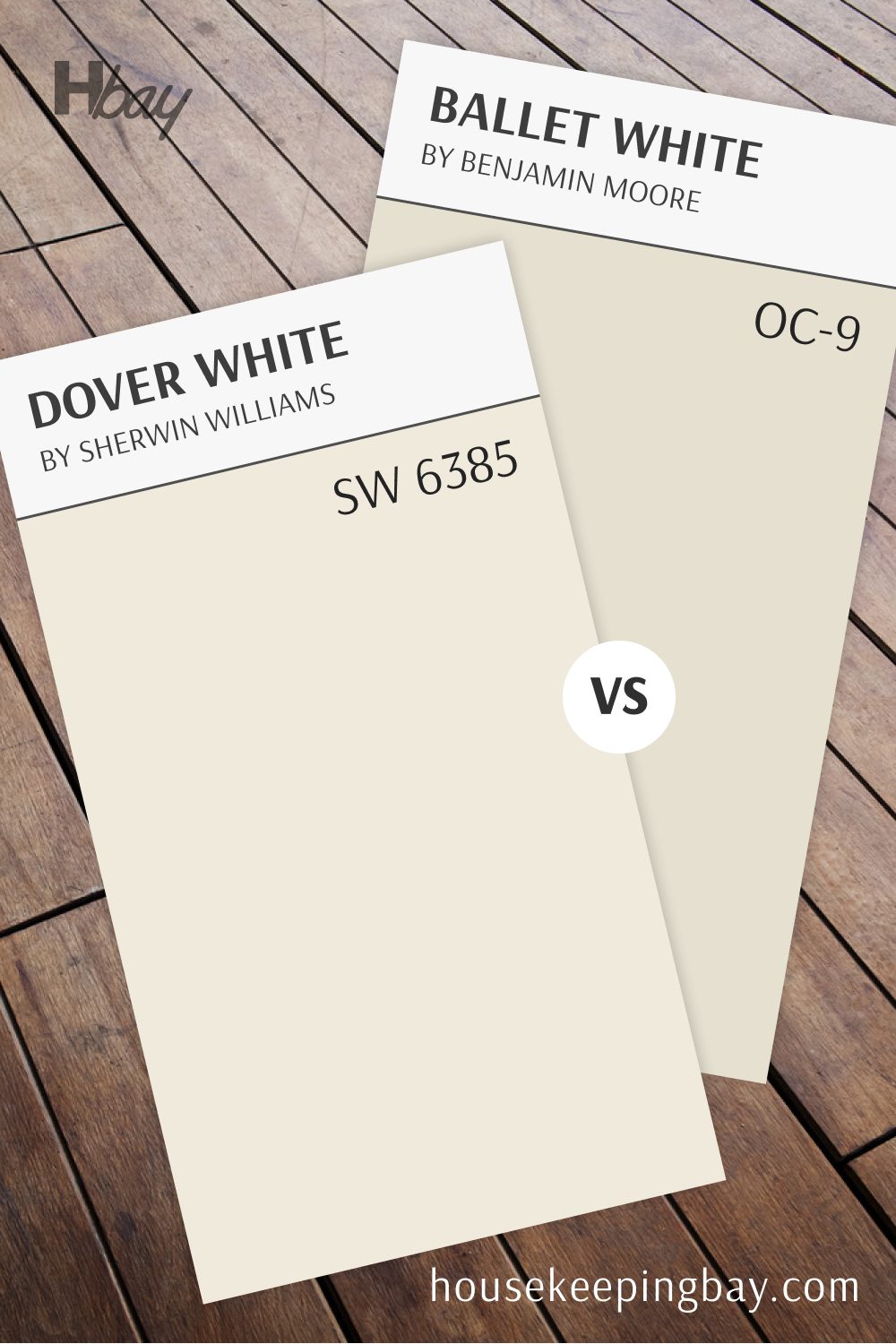 Ballet White (OC-9) vs Dover White (SW 6385)