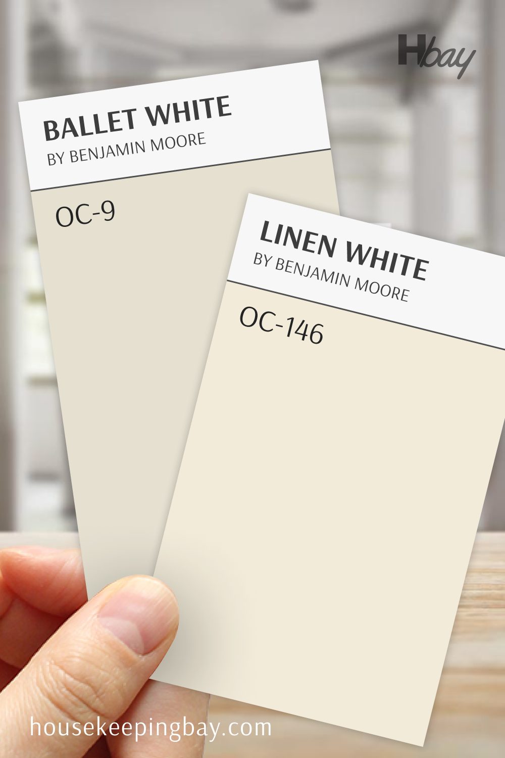 Ballet White (OC-9) vs Linen White (SW 9604)