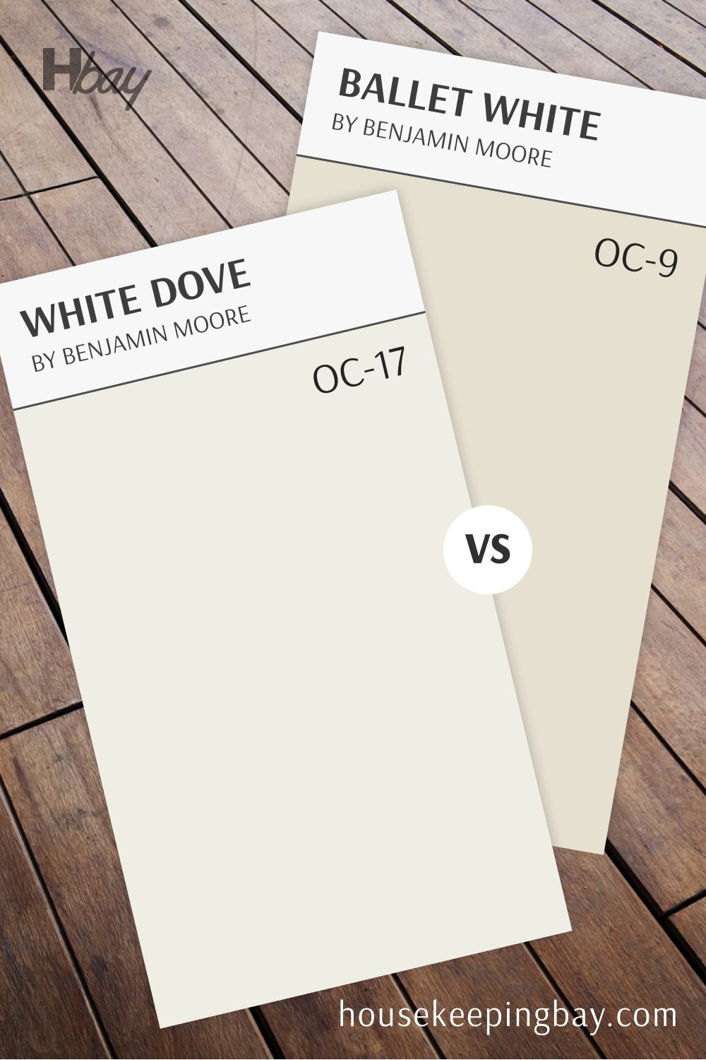 Ballet White (OC-9) vs White Dove (OC-17)