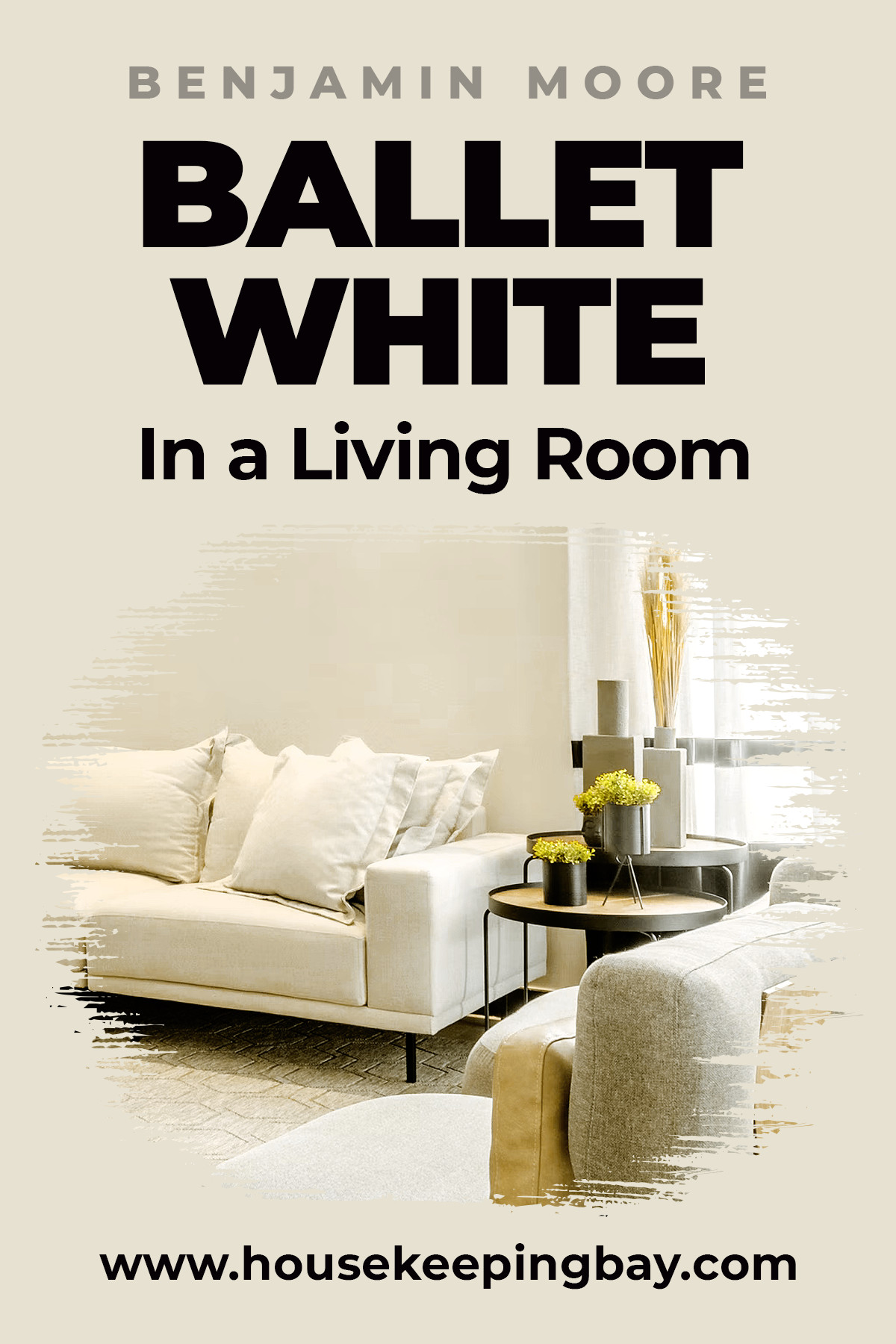 Ballet White in a living room