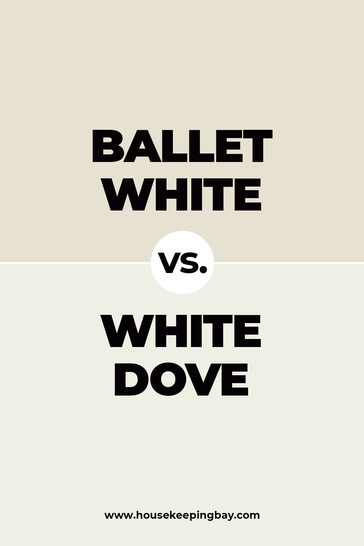 Ballet White vs. White Dove