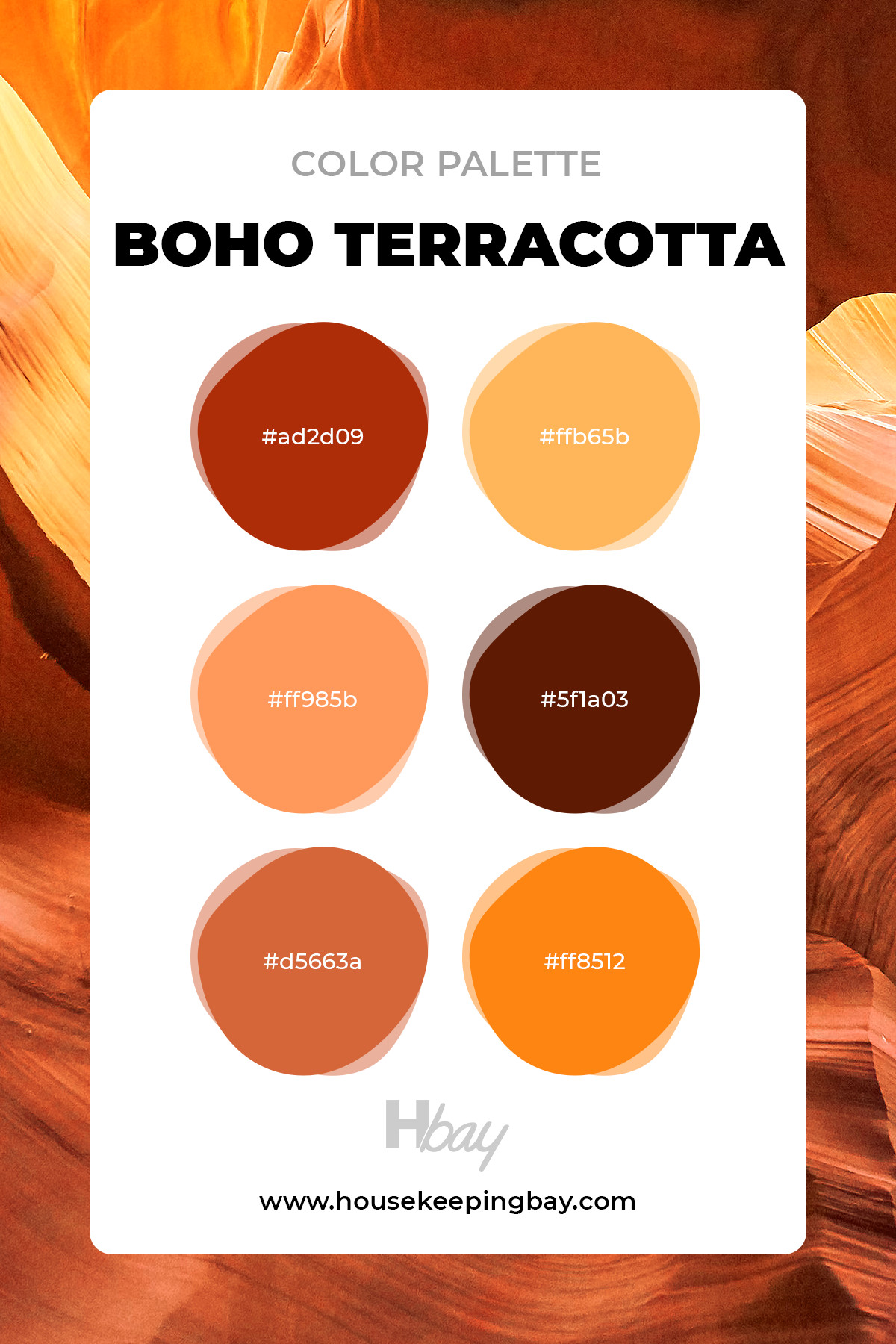 bohemian color palette