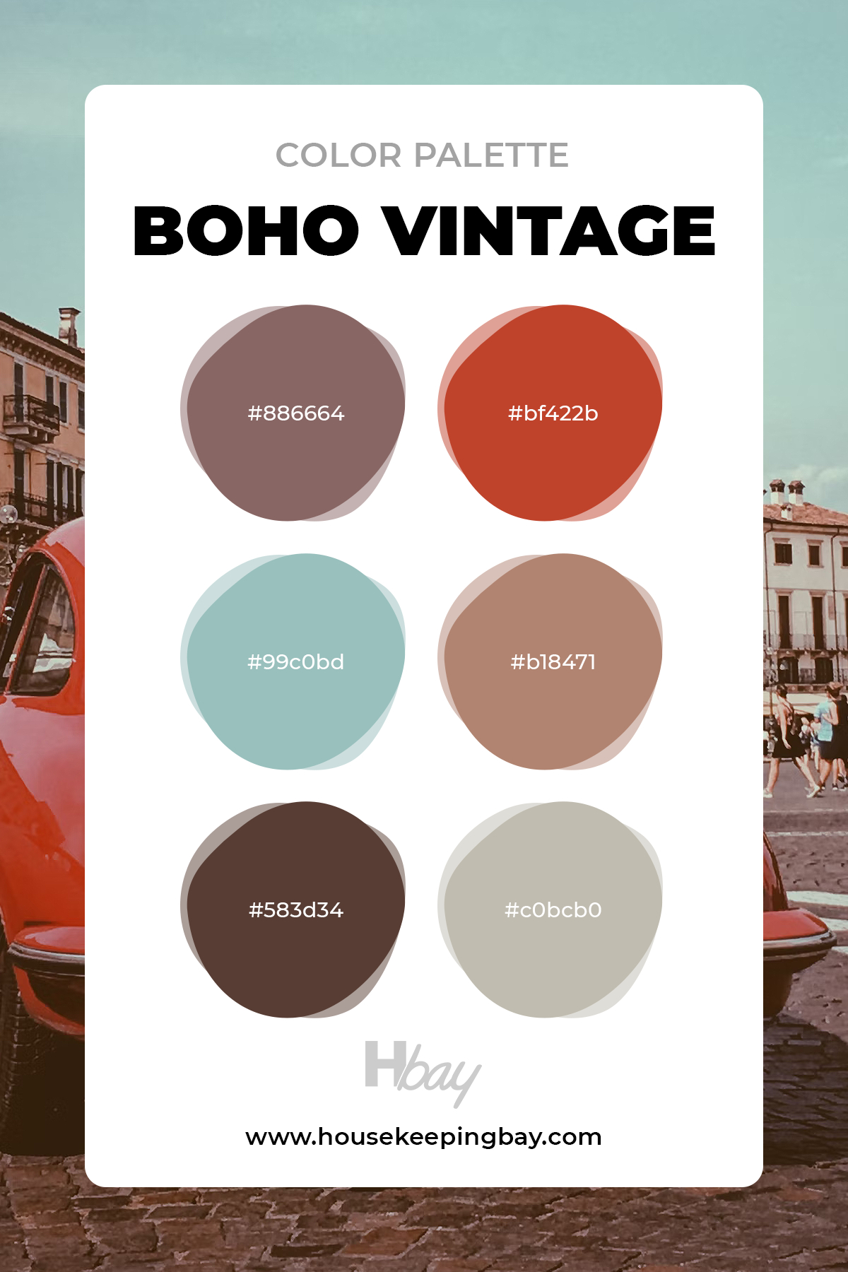 bohemian color palette