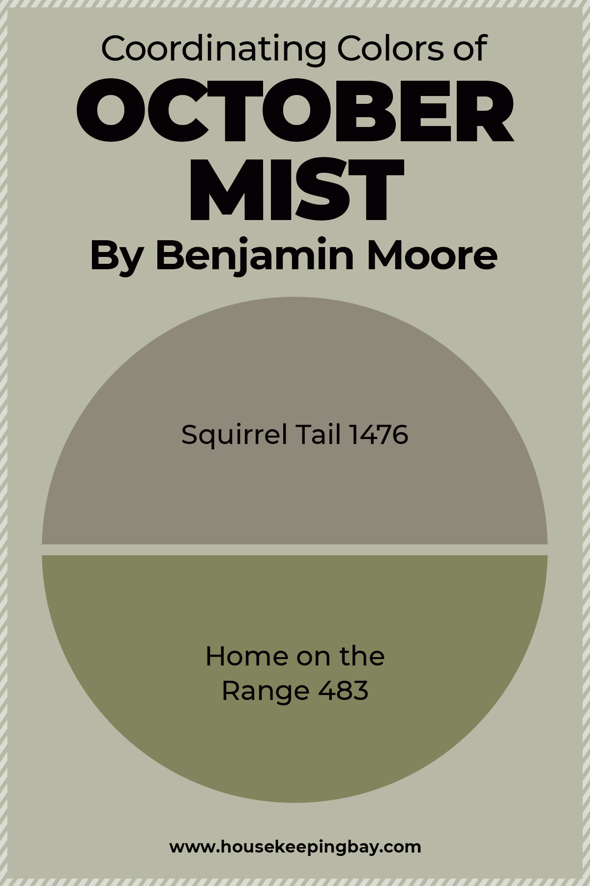 October Mist 1495 by Benjamin Moore - Housekeepingbay