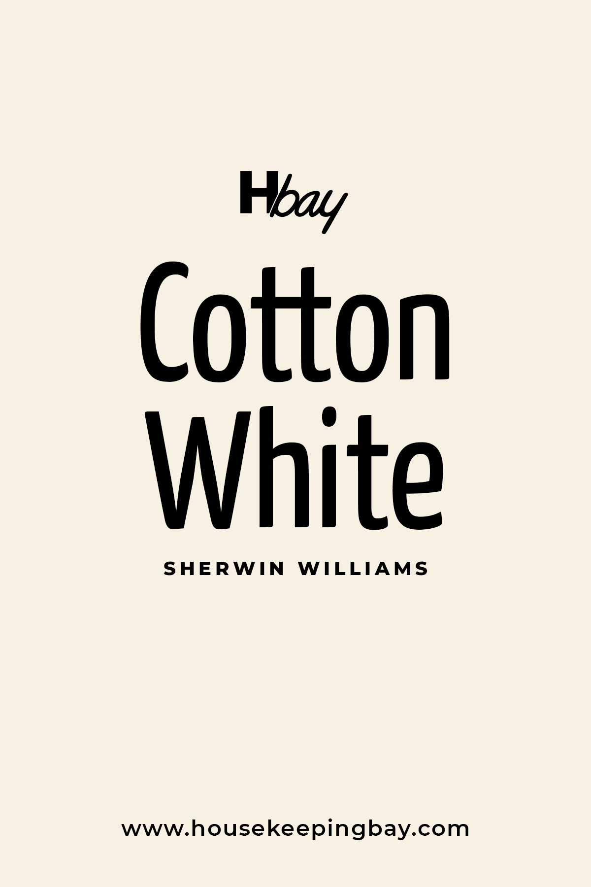 Cotton White by Sherwin Williams