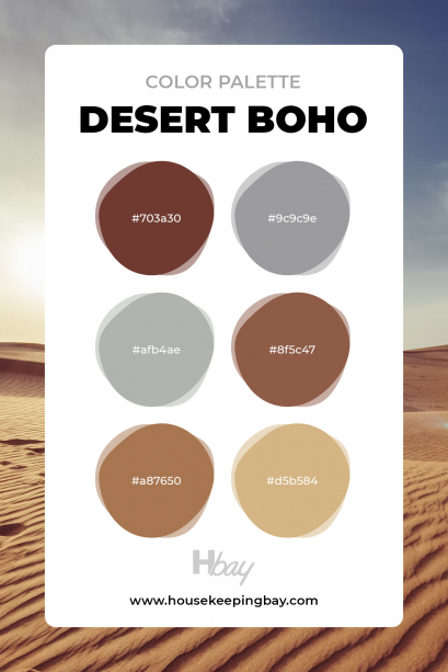 16 Ideas of the Boho Color Palette - Housekeepingbay