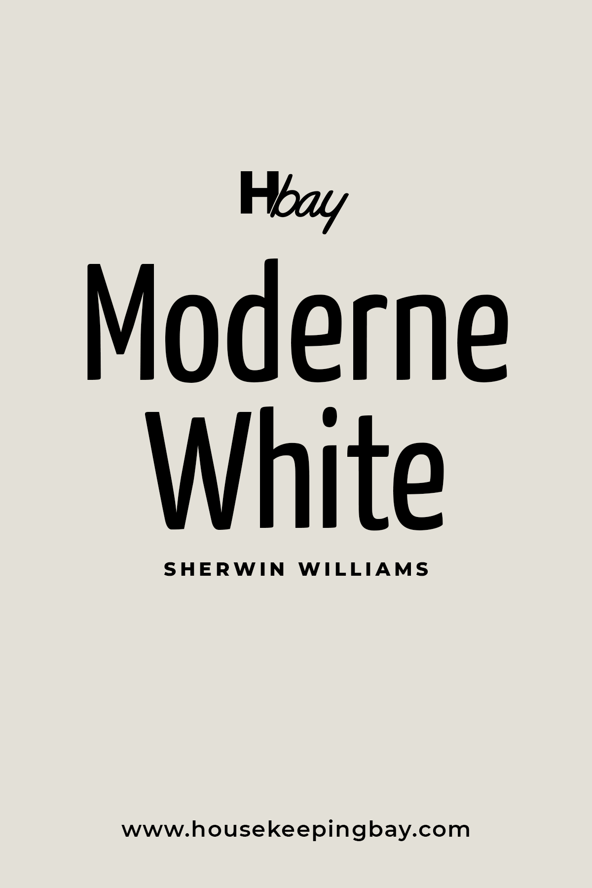 Modern White by Sherwin Williams