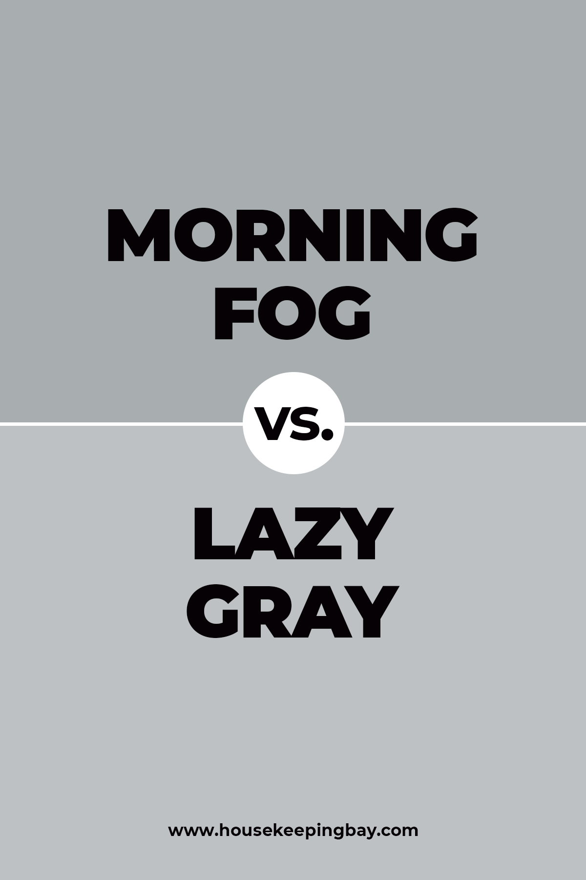 Morning fog vs Lazy gray