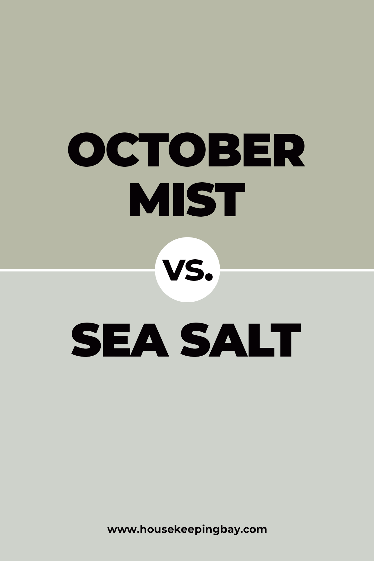 October Mist vs. sea salt
