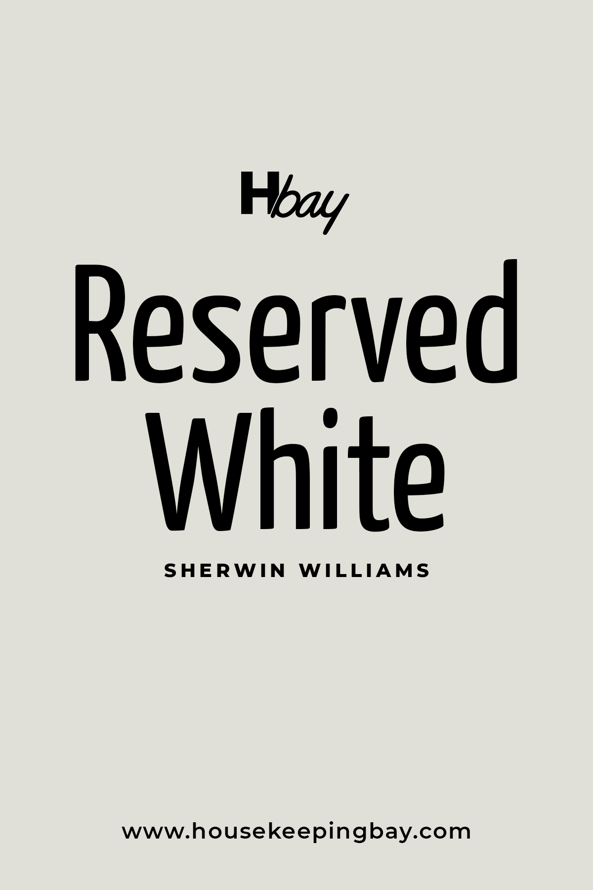 Reserved White by Sherwin Williams