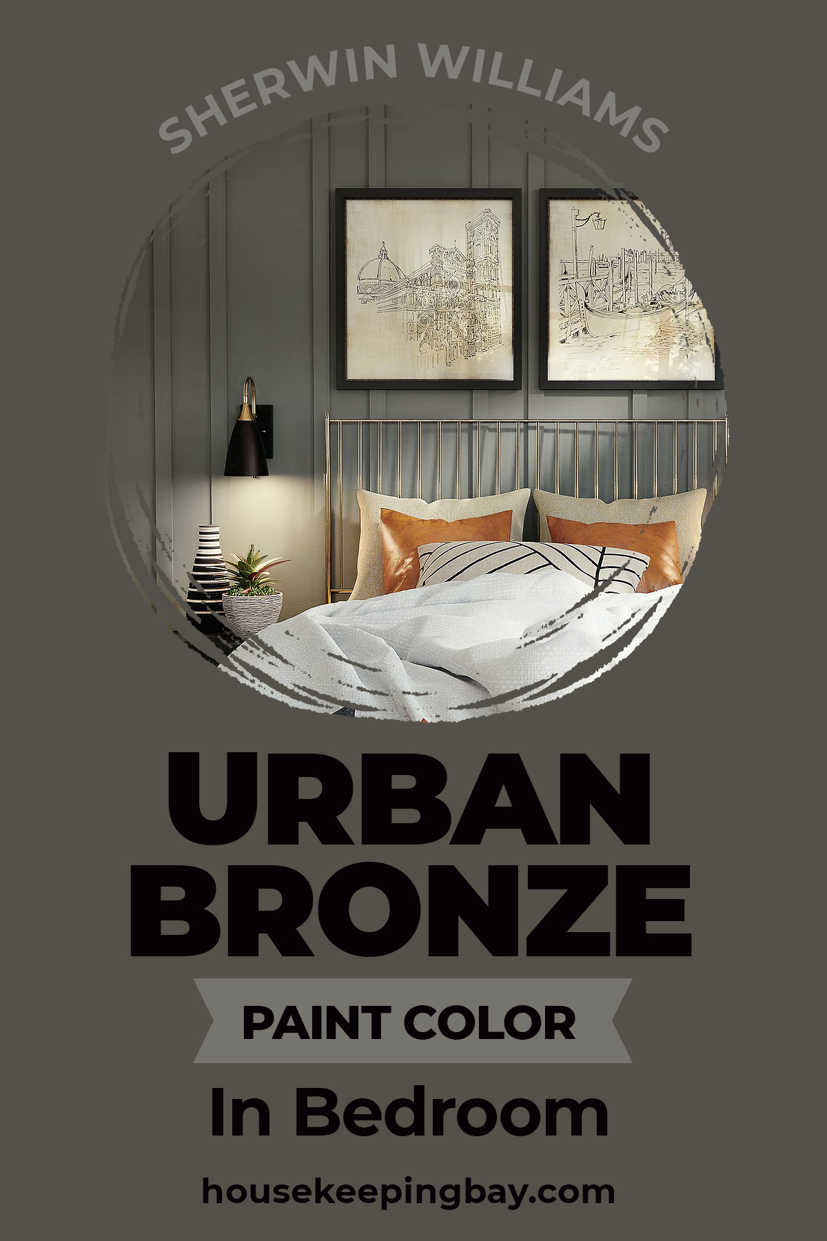 Urban Bronze Paint Color in bedroom (1)