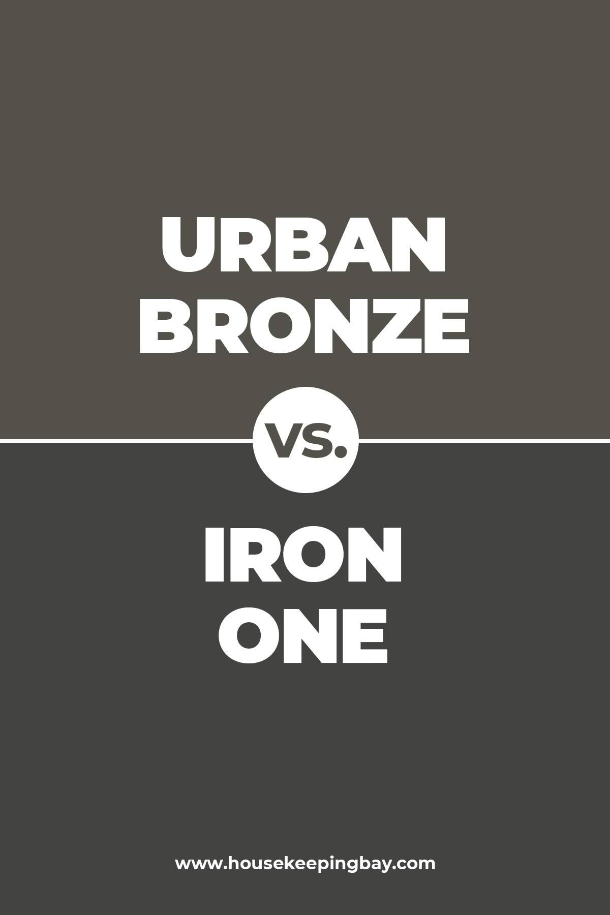 Urban Bronze Paint Color vs Irone one
