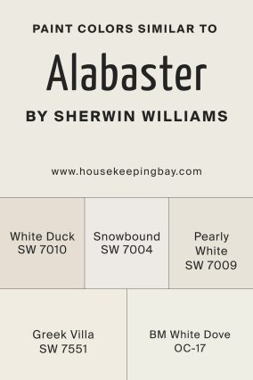 Alabaster SW 7008 by Sherwin Williams - Housekeepingbay