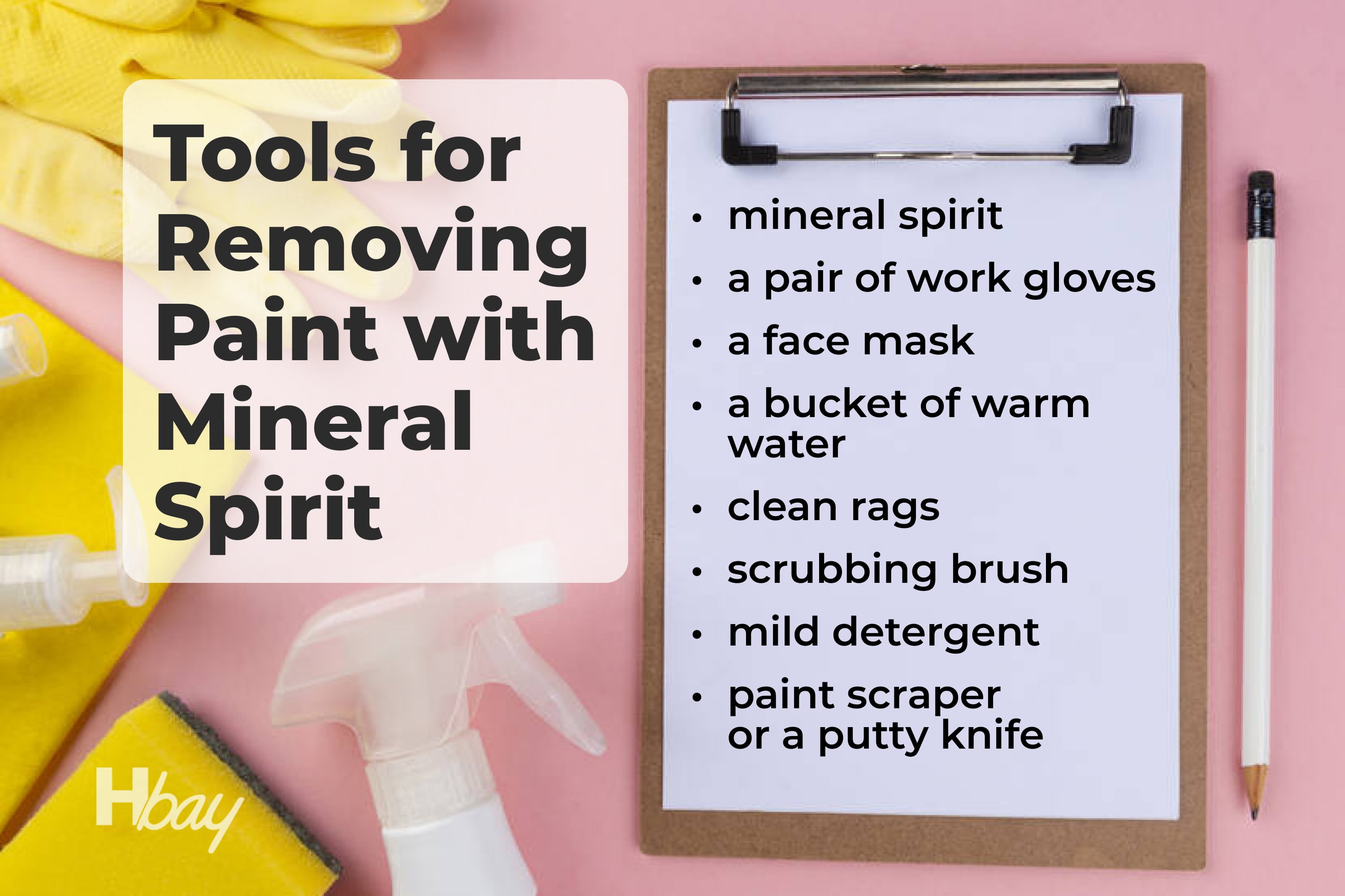 How to Use Mineral Spirits to Remove Paint? Housekeepingbay