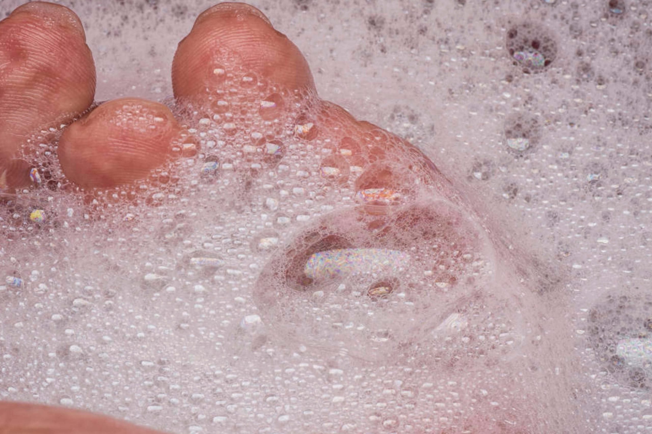 Wash With Soapy Water