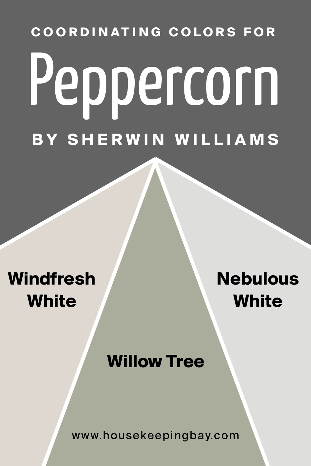coordinating colors for peppercorn by sherwin williams
