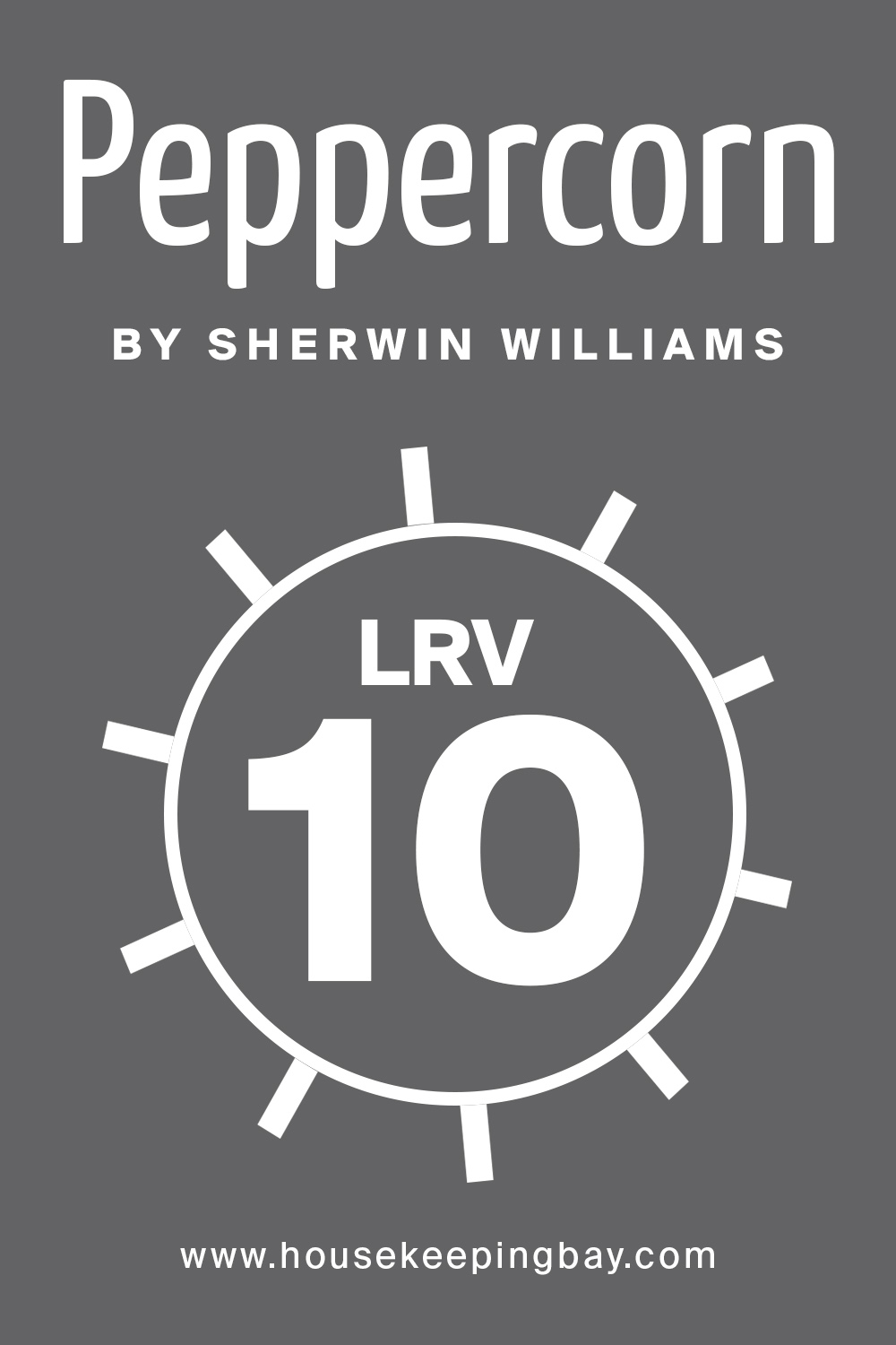 peppercon by sherwin williams LRV
