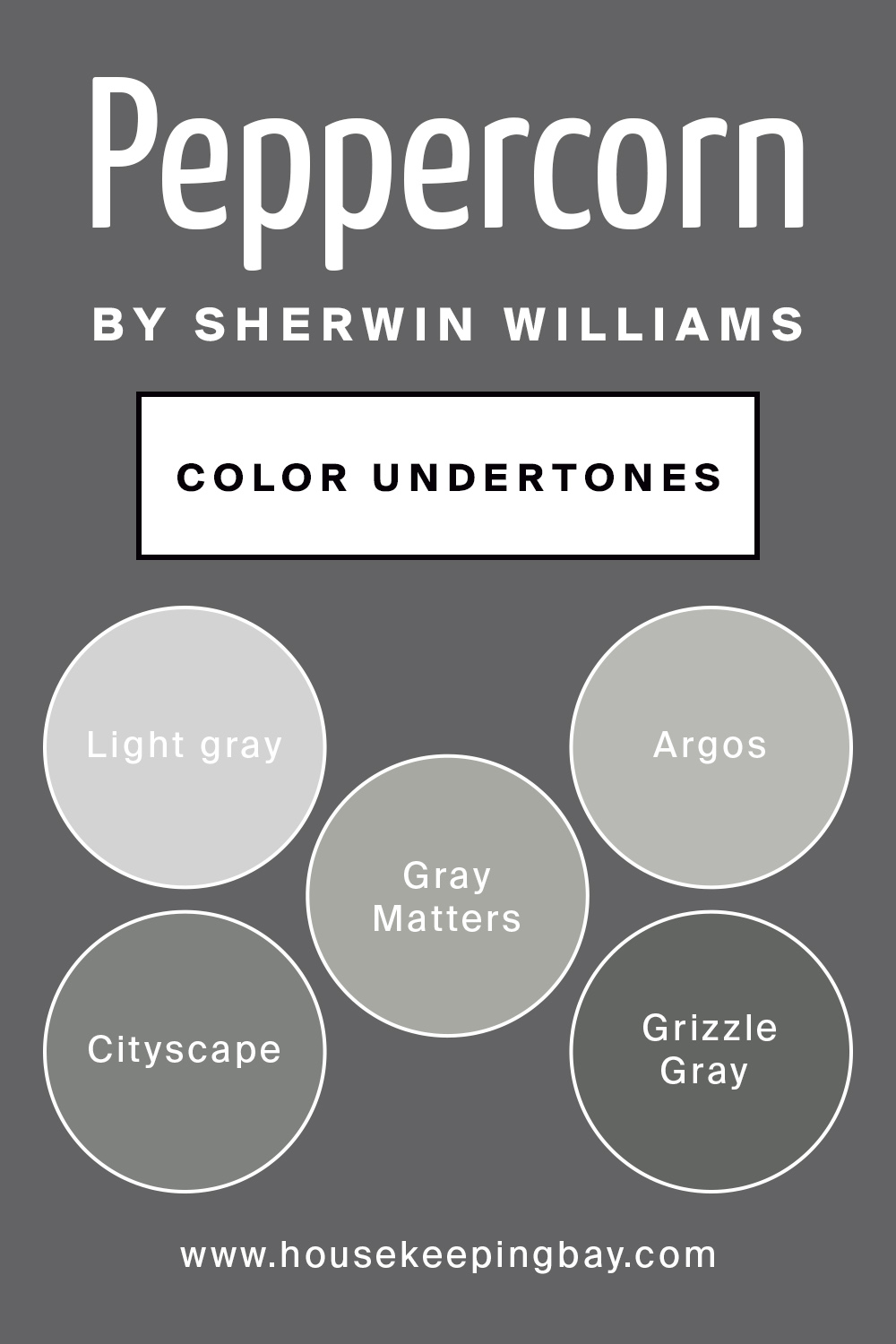 peppercorn by sherwin williams color undertones