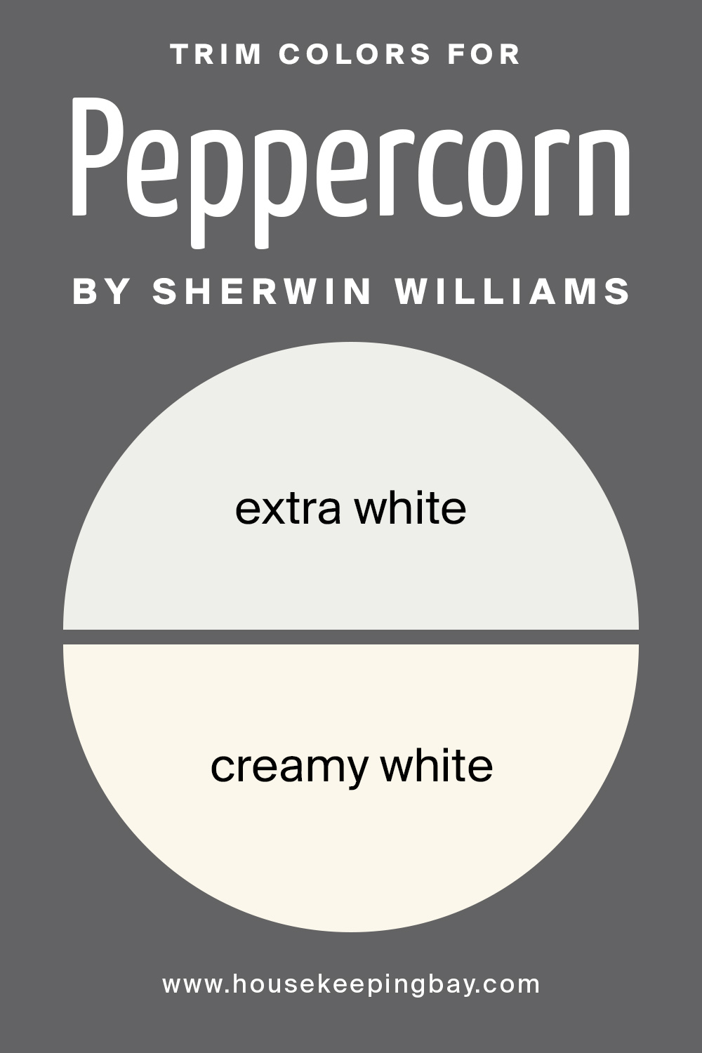 peppercorn by sherwin williams trim colors