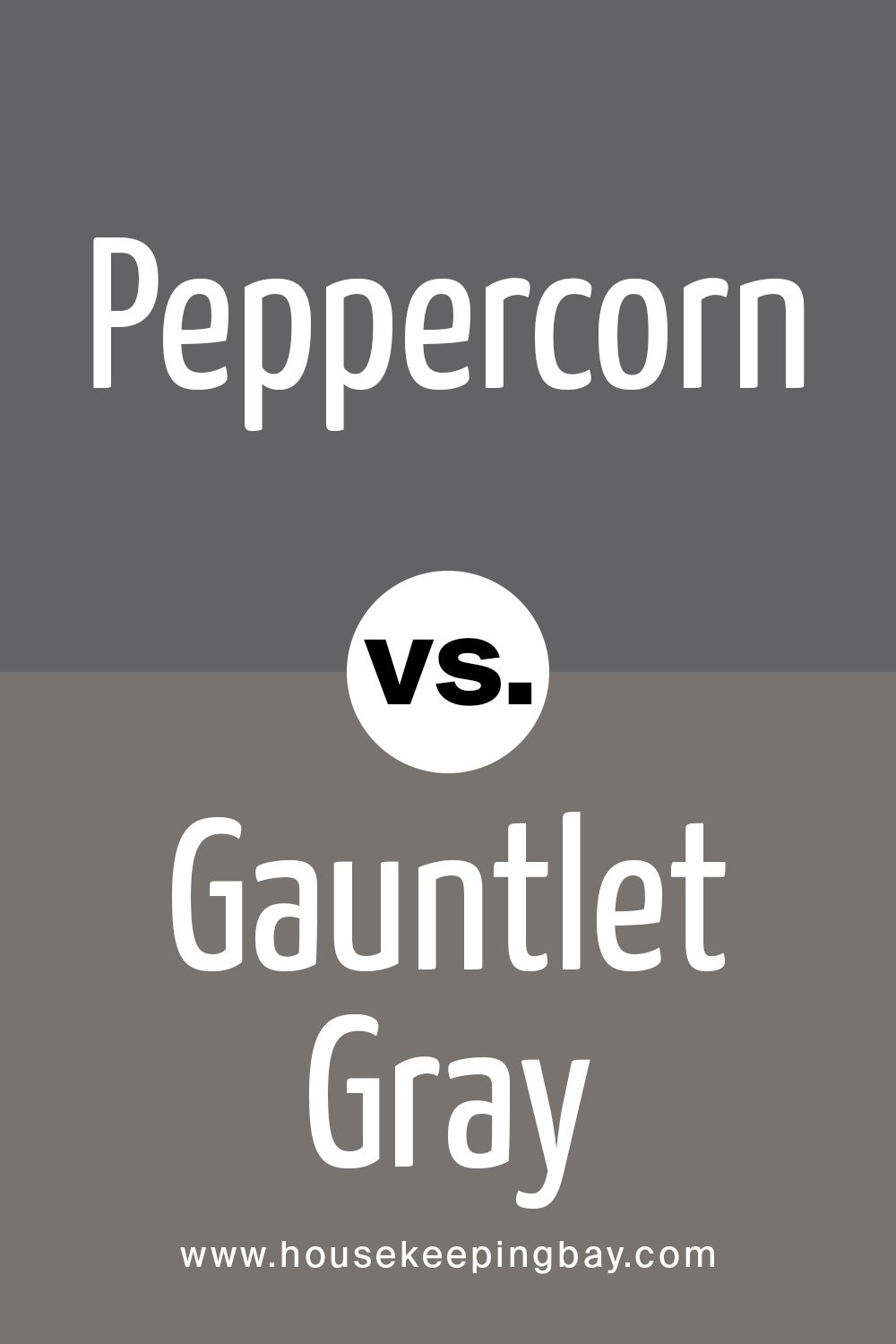 peppercorn vs gauntlet gray