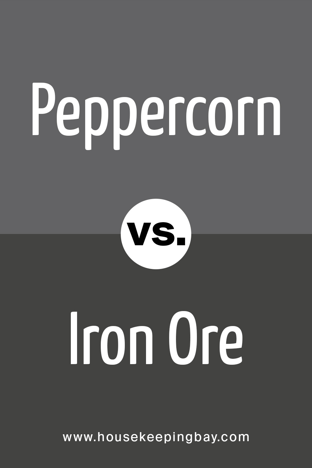 peppercorn vs iron ore