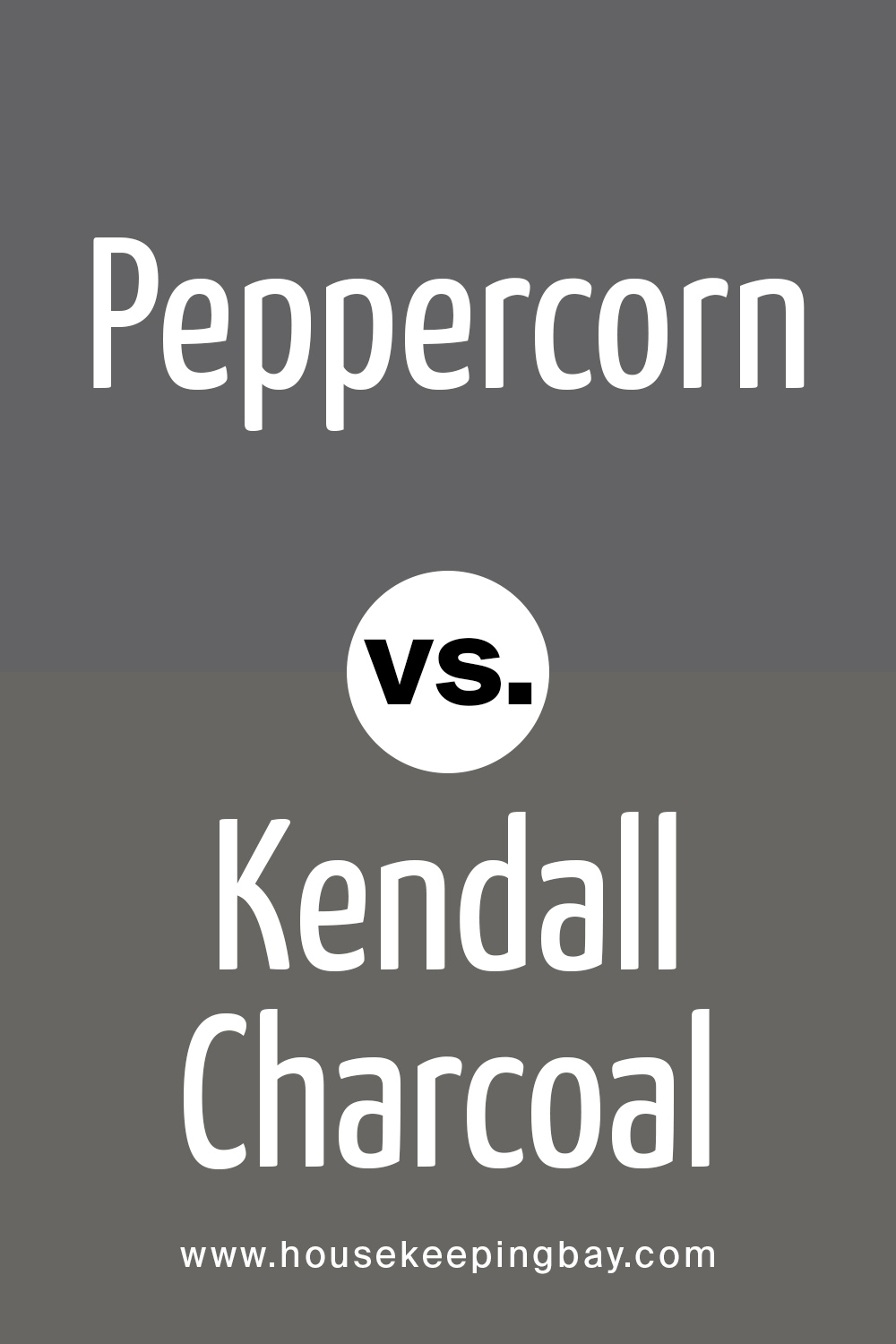peppercorn vs kendall charcoal