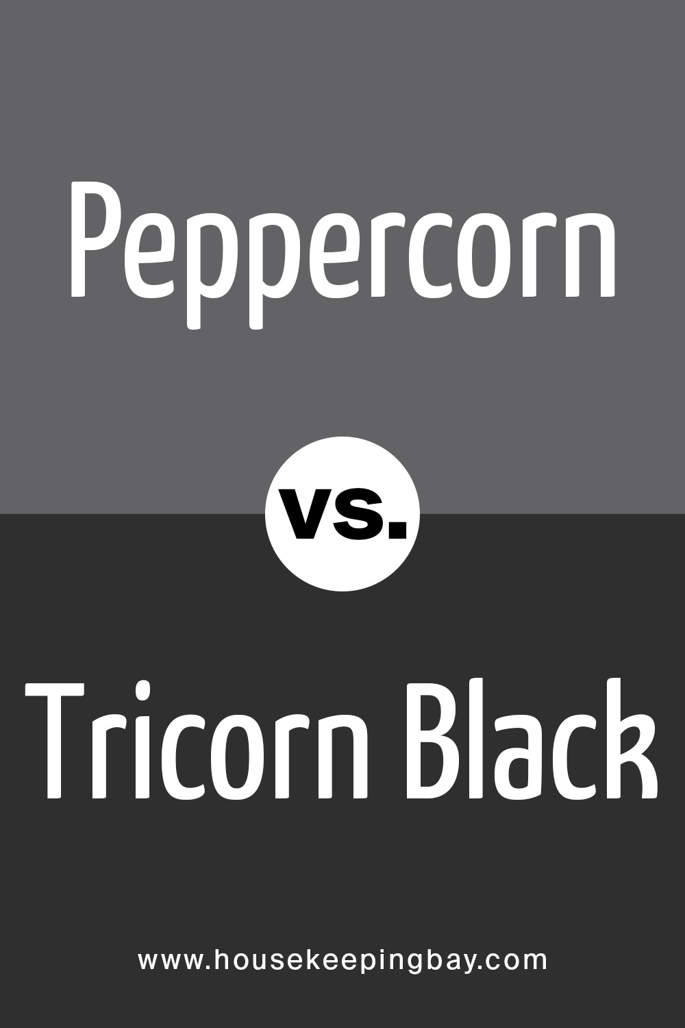 peppercorn vs tricorn black