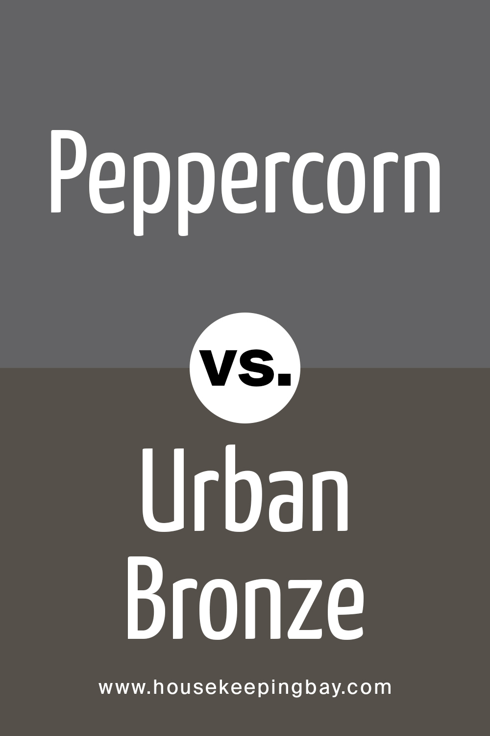 peppercorn vs urban bronze