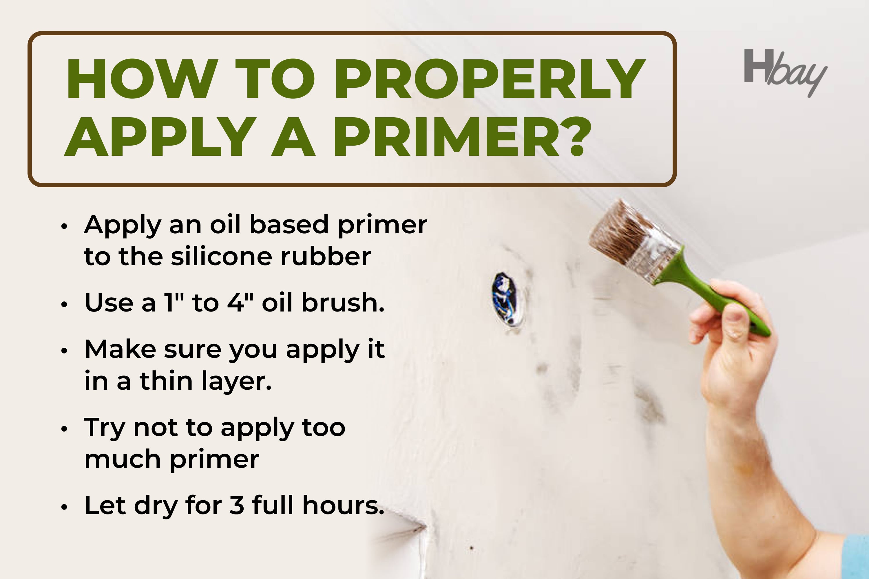 How to Apply Paint to Silicone Rubber. How to properly apply a primer