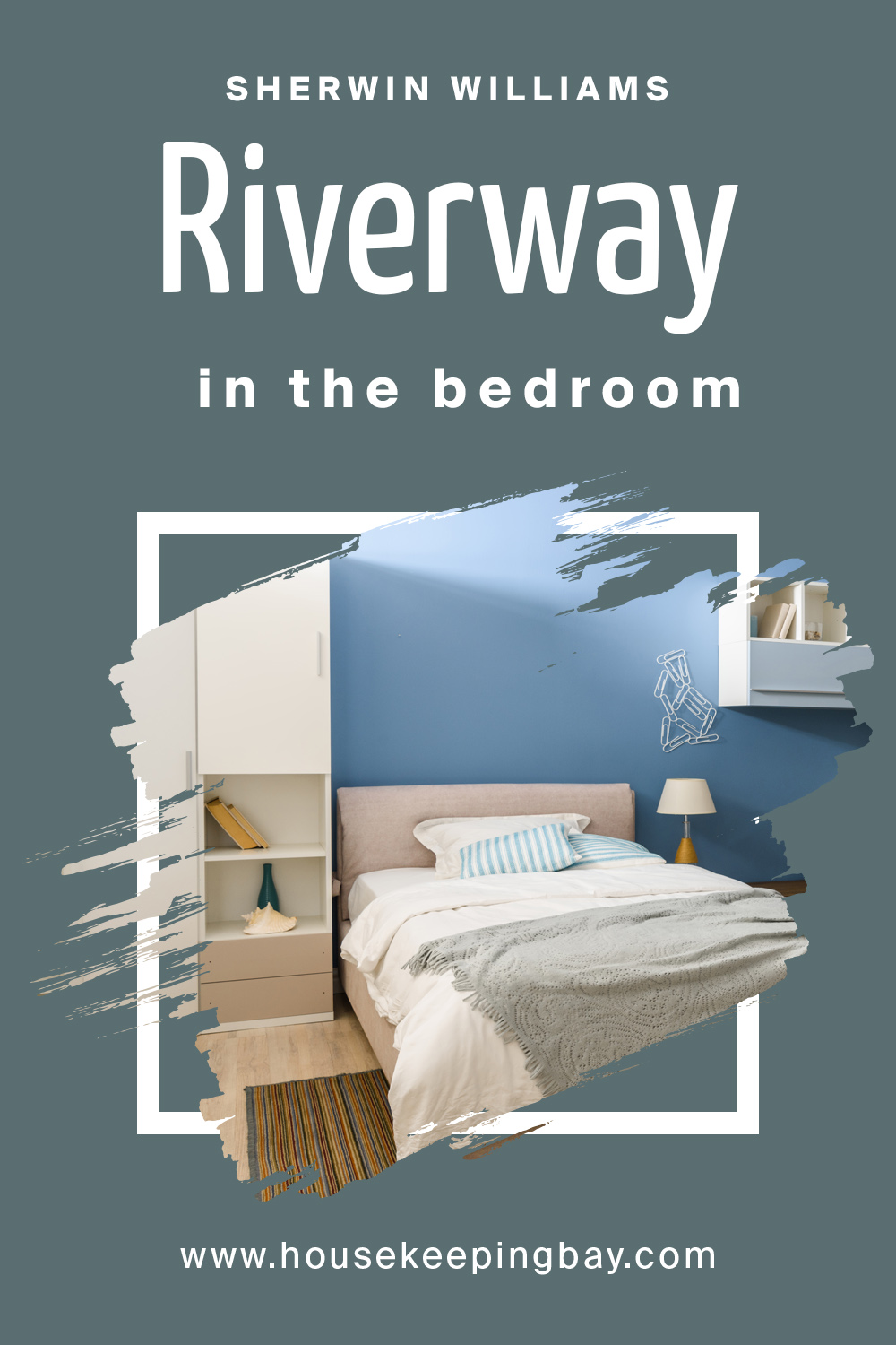 riverway by sherwin williams in the bedroom